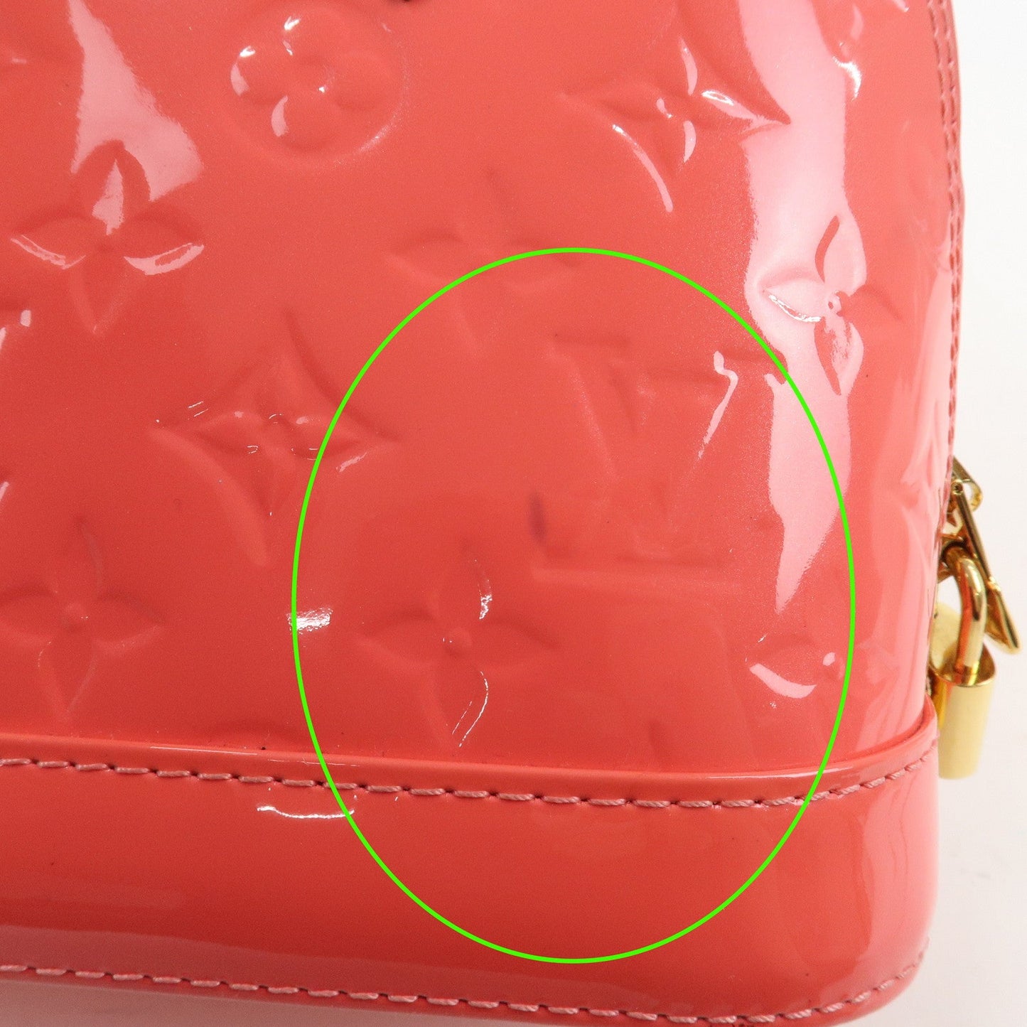 Louis Vuitton Monogram Vernis Alma BB 2Way Bag Hand Bag Rose Rich M90259【Pre-order】