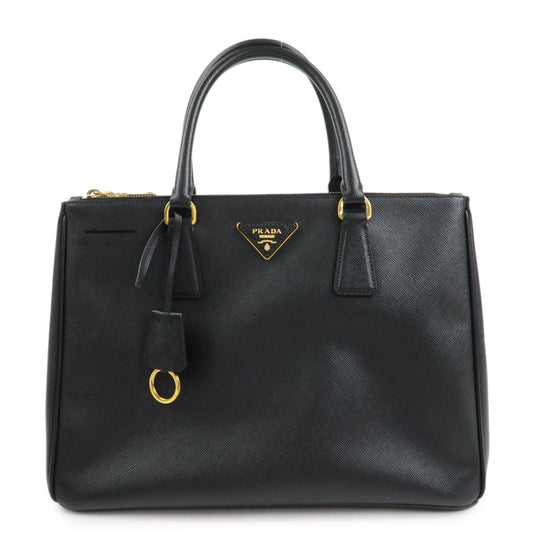 Prada Triangle Logo Galleria Saffiano Leather 2Way Bag Black 1BA274【Pre-order】