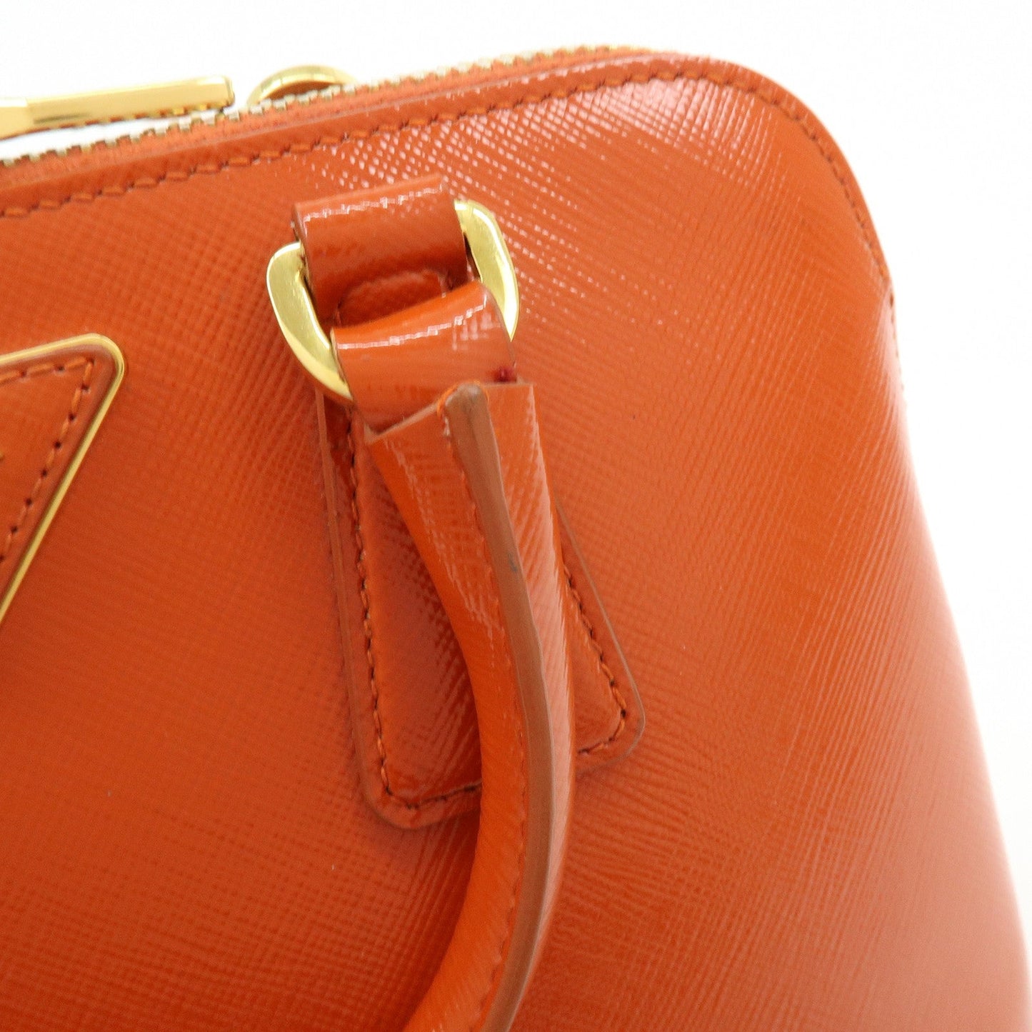 Prada Triangle Logo Patent Leather 2Way Hand Shoulder Bag BL0838【Pre-order】