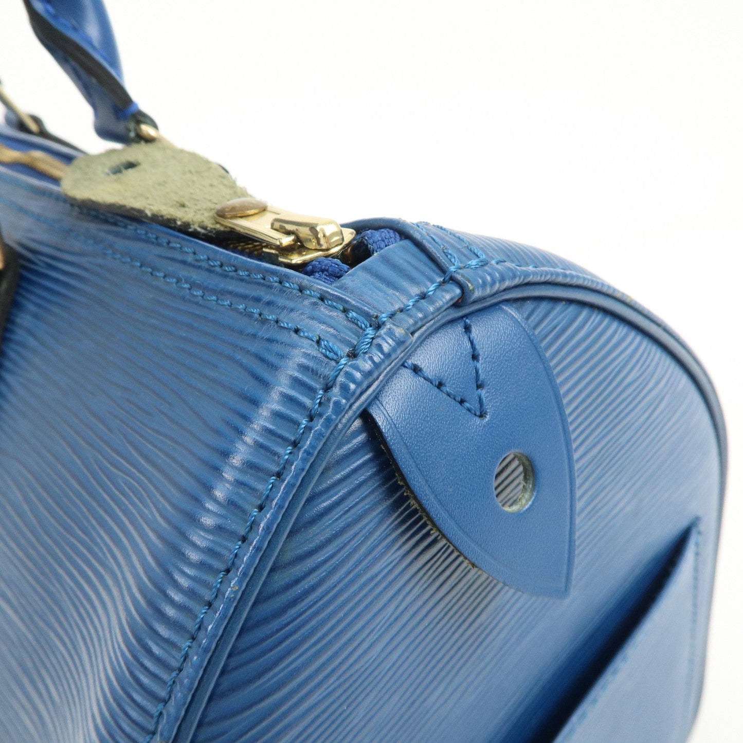 Louis Vuitton Epi Speedy 30 Hand Bag Boston Bag Toledo Blue M43005【Pre-order】