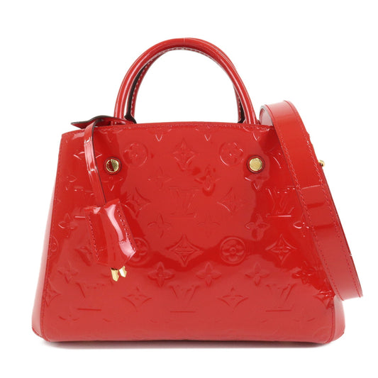 Louis Vuitton Monogram Vernis Montaigne BB 2Way Bag Hand Bag M50170【Pre-order】