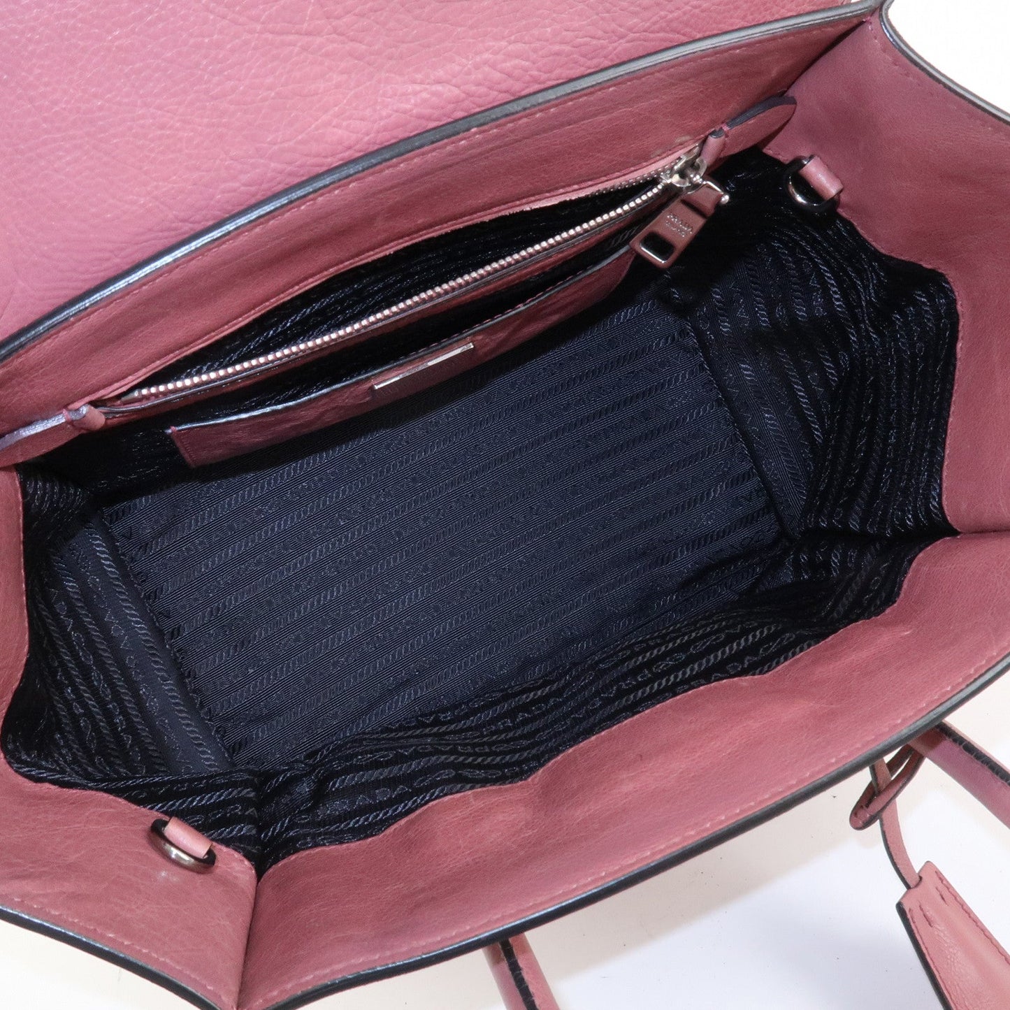 Prada Logo Leather 2Way Bag Hand Bag Shoulder Bag Pink BN2665【Pre-order】