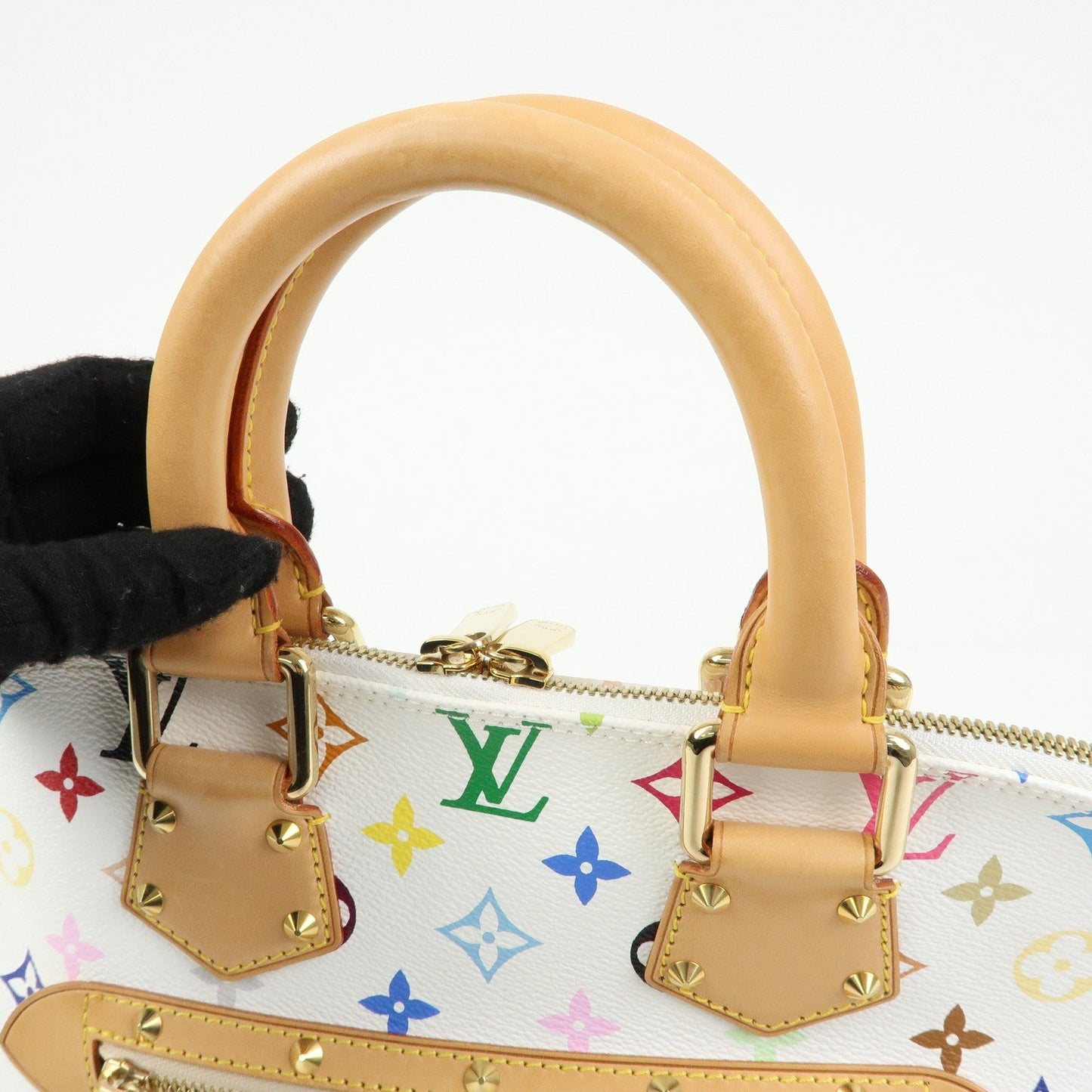 Louis Vuitton Monogram Multicolor Alma PM Hand Bag Blanc M92647【Pre-order】