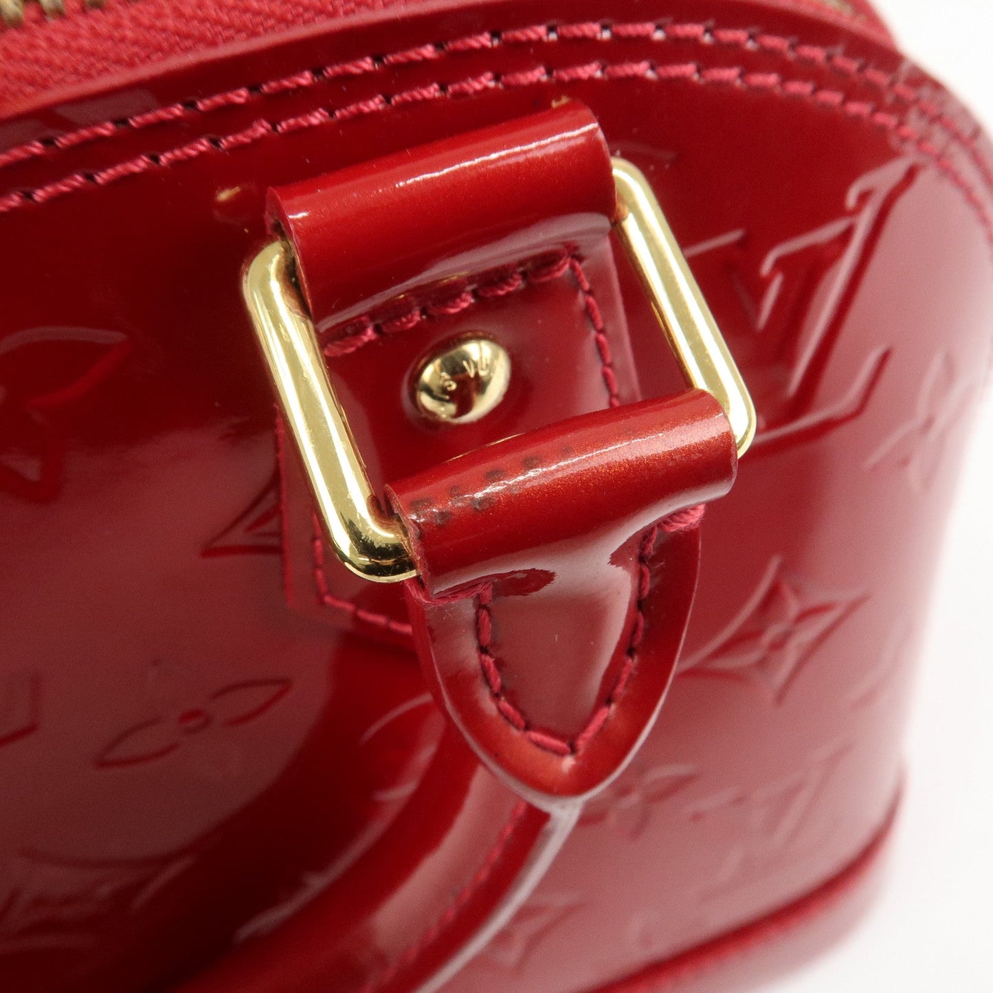 Louis Vuitton Monogram Vernis Alma BB 2Way Bag Red POMME D'AMOUR M91606【Pre-order】