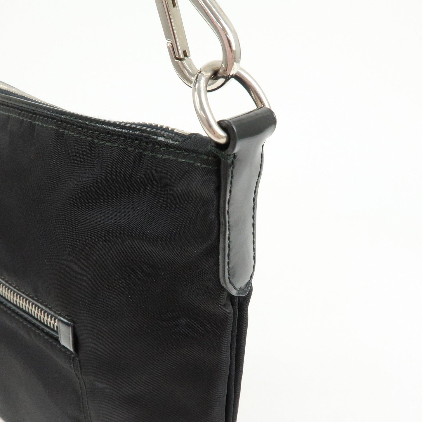 Prada Triangle Logo Nylon Shoulder Bag Crossbody Bag Black BT0715【Pre-order】
