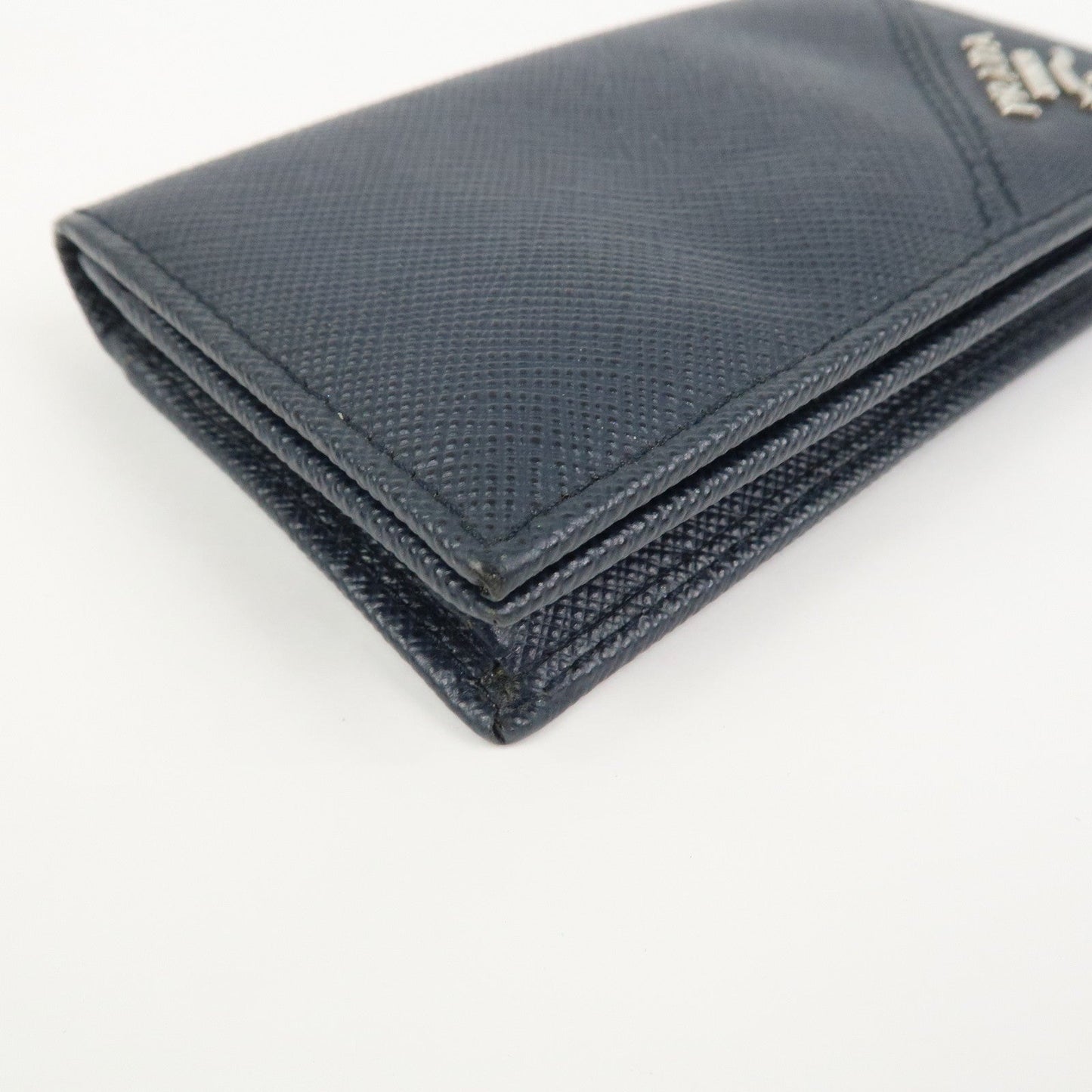 Prada Saffiano Leather Card Case Card Holder Navy 2MC122【Pre-order】