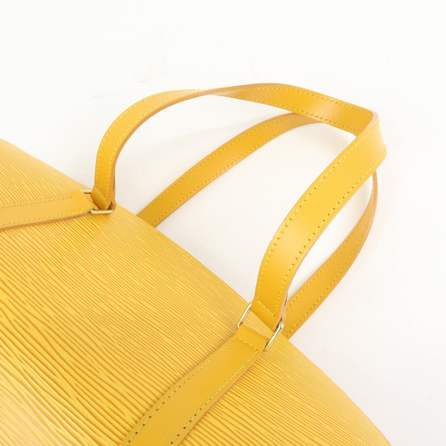 Louis Vuitton Epi Leather Soufflot Hand Bag Tassili Yellow M52229【Pre-order】