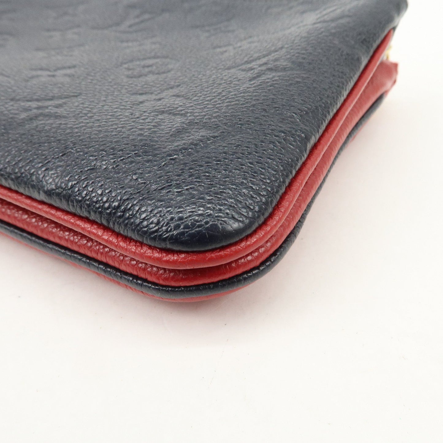 Louis Vuitton Monogram Empreinte Pochette Double Zip M63916 Used【Pre-order】