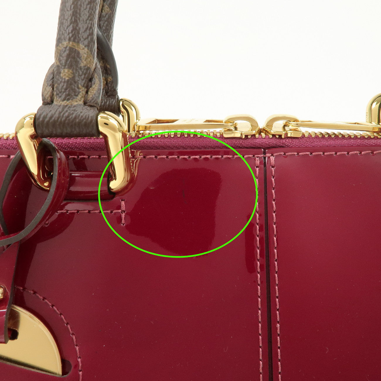 Louis Vuitton Vernis Monogram Tote Miroir 2Way Bag Magenta M54640【Pre-order】