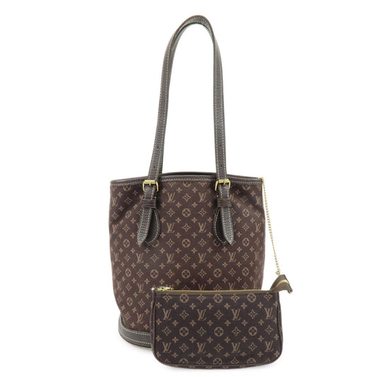 Louis Vuitton Monogram Mini Lin Bucket PM Tote Bag Ebene M95226【Pre-order】