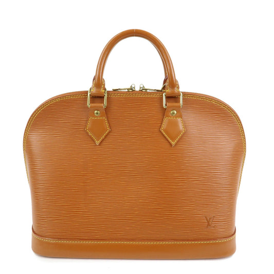 Louis Vuitton Epi Alma PM Lether Hand Bag Zipang Gold M52148【Pre-order】