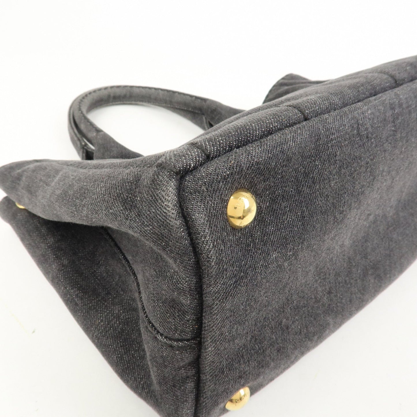 Prada Logo Canapa Mini Canvas 2Way Bag Hand Bag 1BG439【Pre-order】