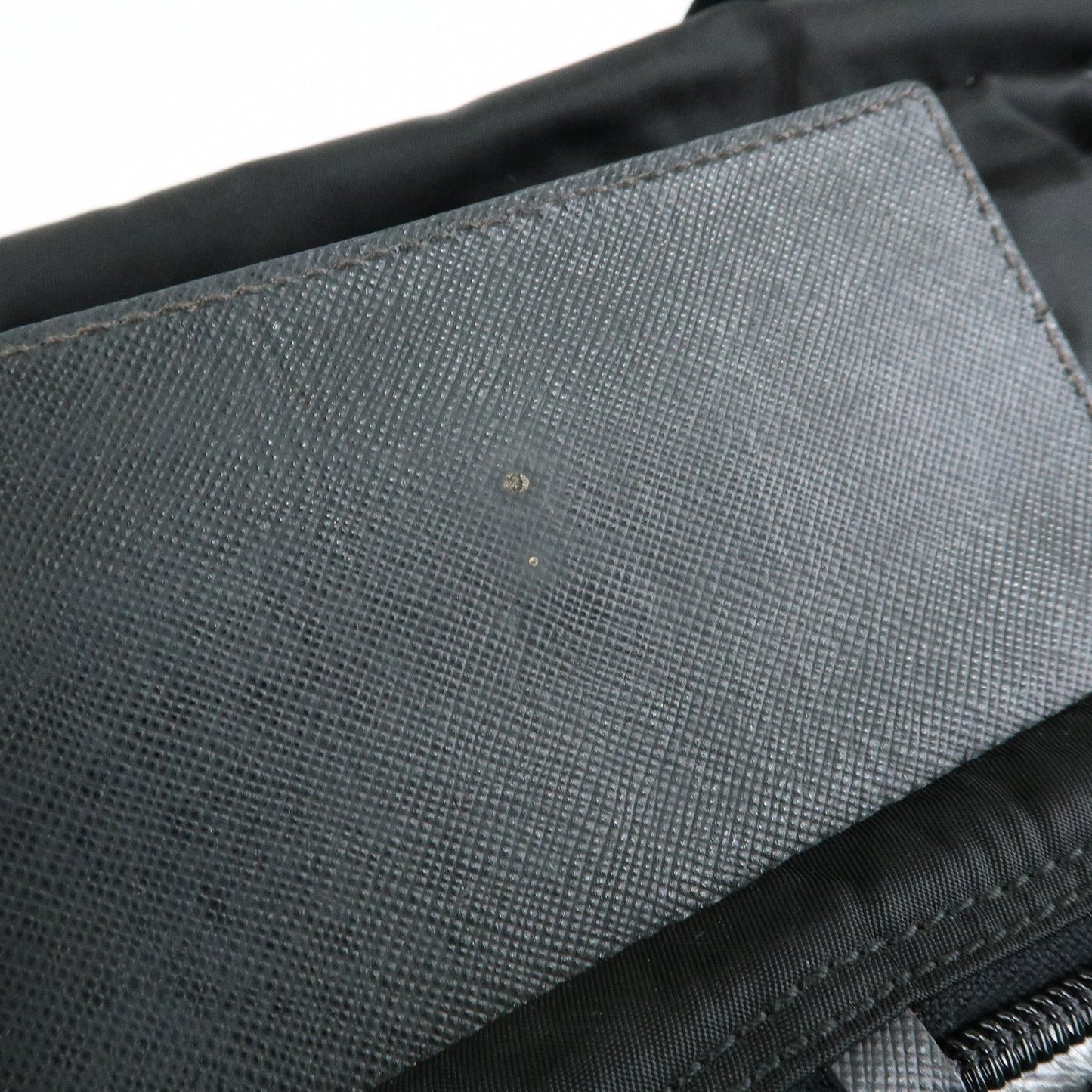 Prada Triangle Logo Nylon Leather Boston Bag Travel Bag Black【Pre-order】