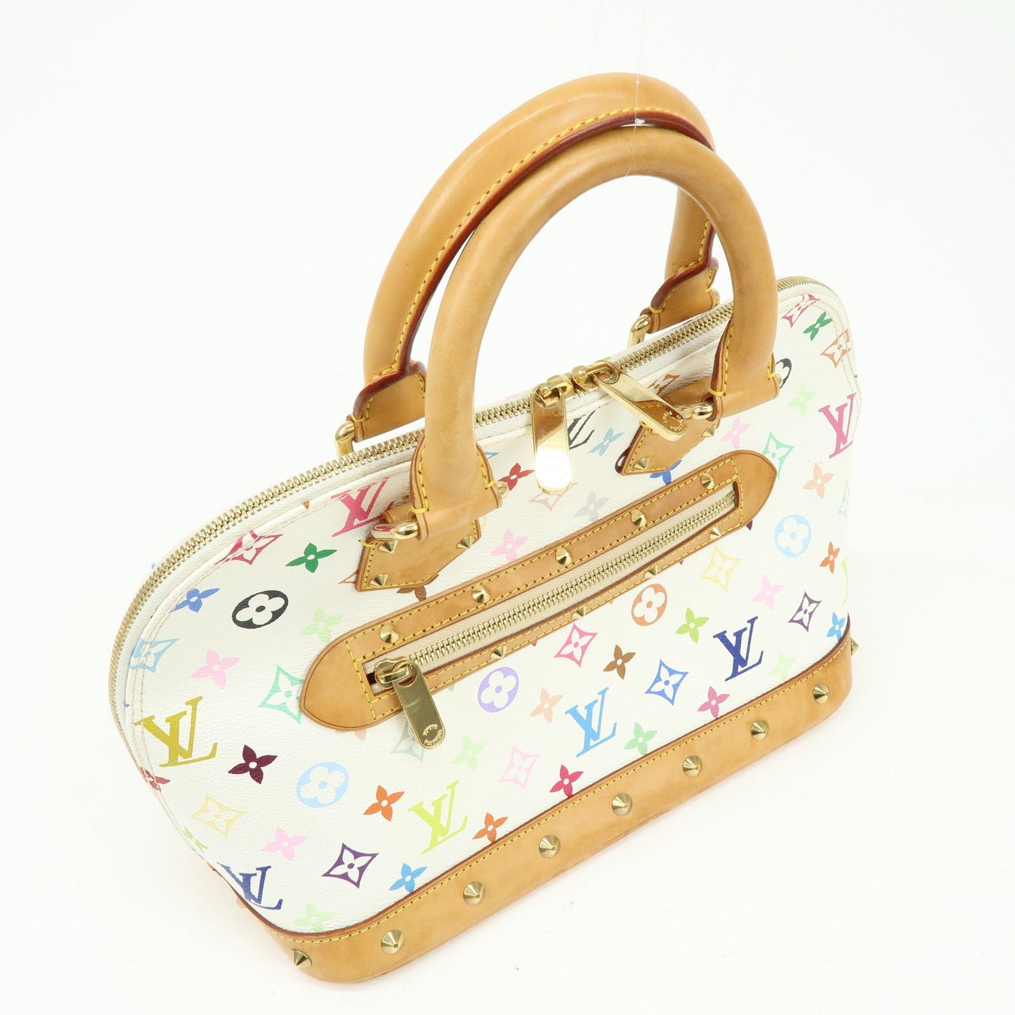 Louis Vuitton Monogram Multicolor Alma PM Hand Bag Blanc M92647【Pre-order】
