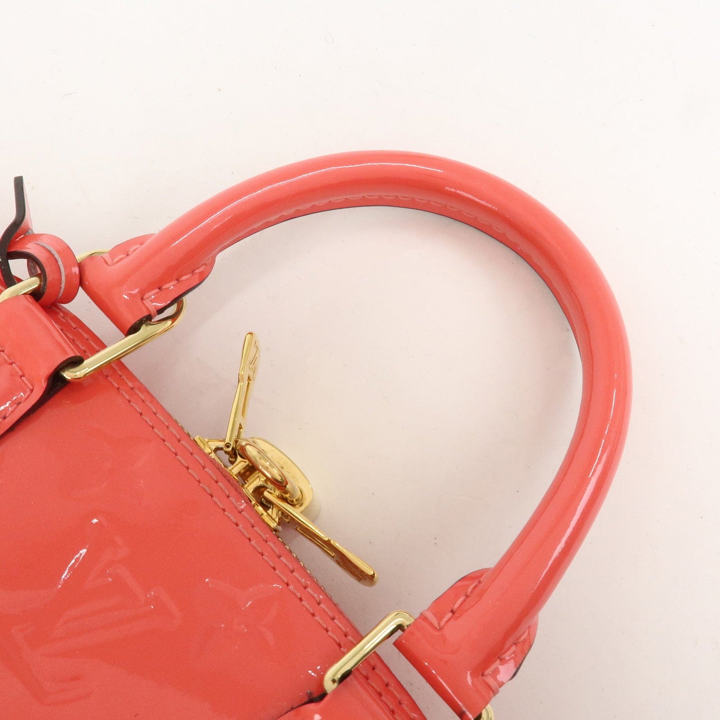 Louis Vuitton Monogram Vernis Alma BB 2Way Bag Hand Bag Rose Rich M90259【Pre-order】