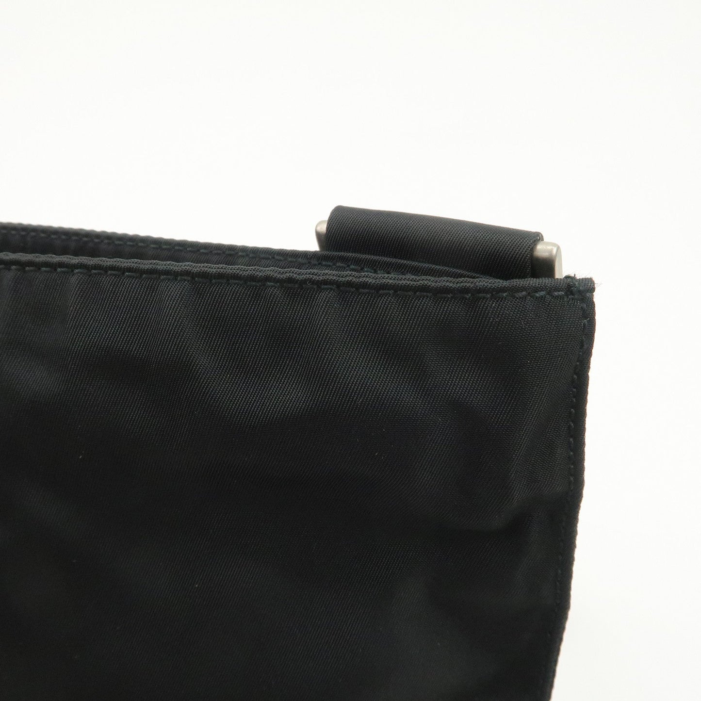 Prada Triangle Logo Nylon Leather Shoulder Bag Crossbody Bag Black【Pre-order】