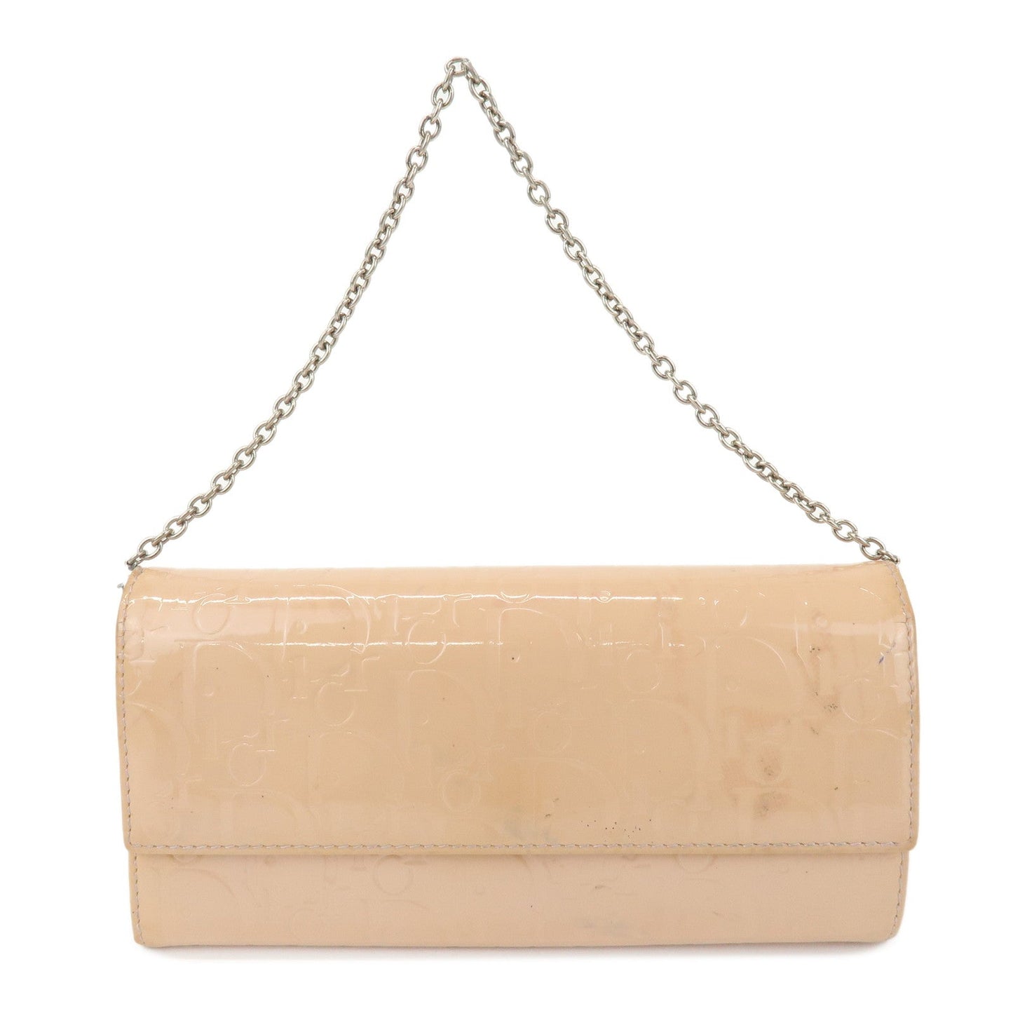 Christian Dior Patent Leather Chain Wallet Long Wallet【Pre-order】