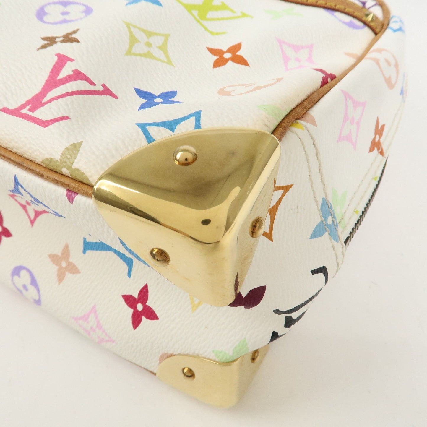 Louis Vuitton Monogram Multicolor Trouville Hand Bag Blanc M92663【Pre-order】