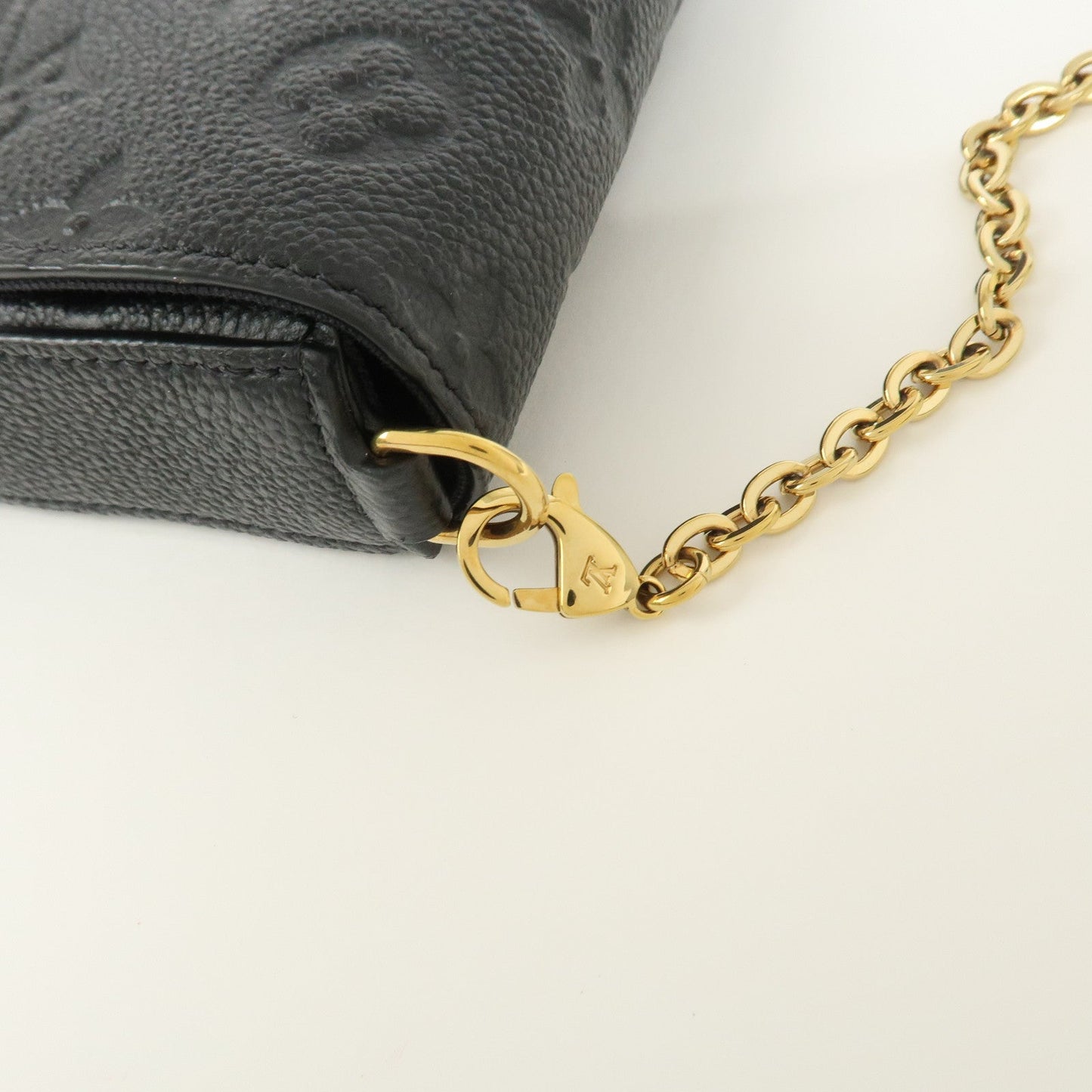 Louis Vuitton Monogram Empreinte Pochette Fﾃｩlicie Noir Black M82477【Pre-order】