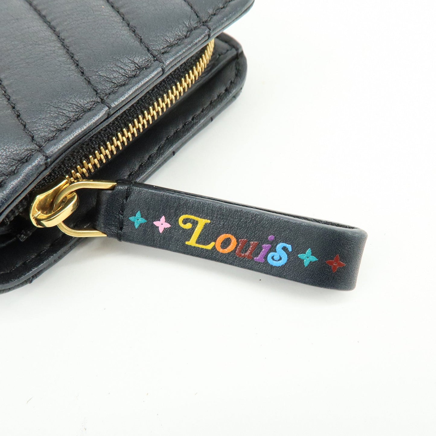 Louis Vuitton New Wave Leather Zippy Compact Wallet Noir M63789【Pre-order】