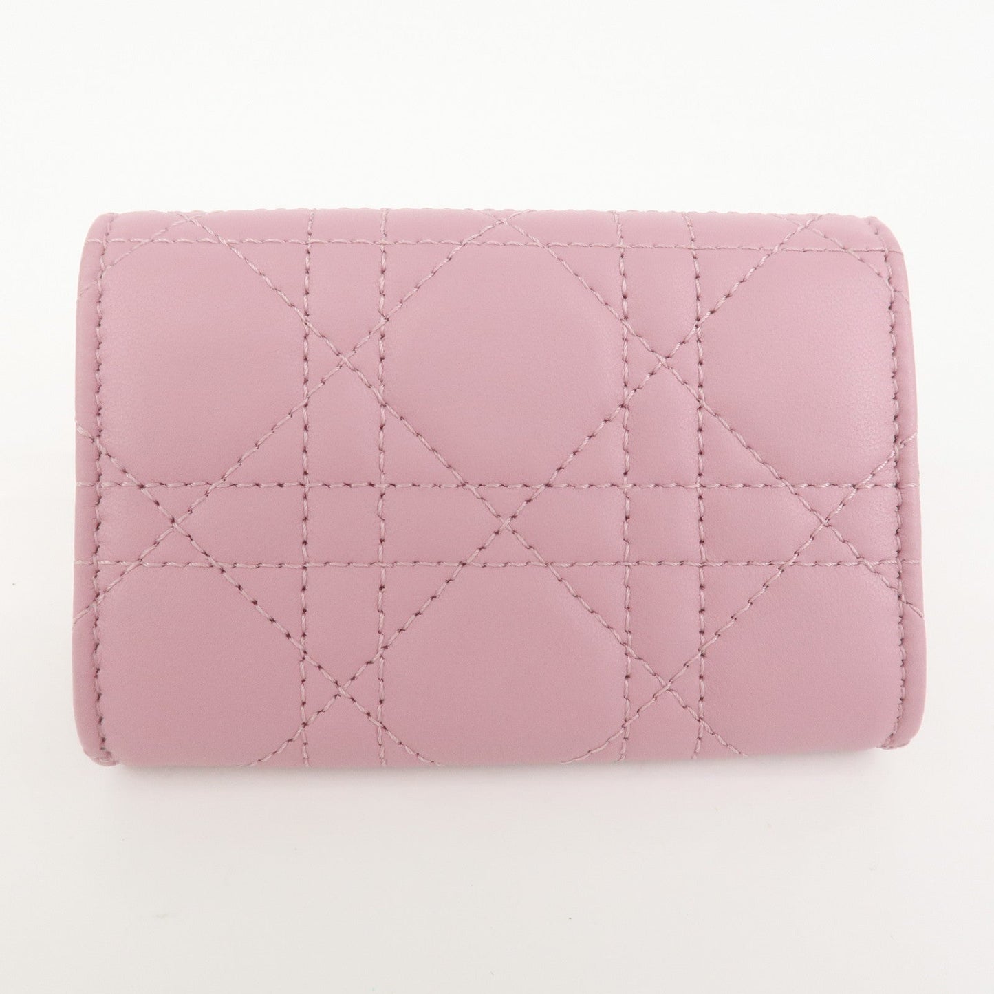 Christian Dior Cannage Logo Leather Bi-fold Compact Wallet【Pre-order】