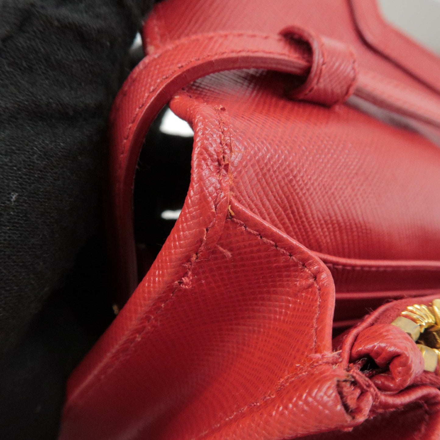 Prada Saffiano Leather Shoulder Bag Crossbody Bag Red 1M1361【Pre-order】