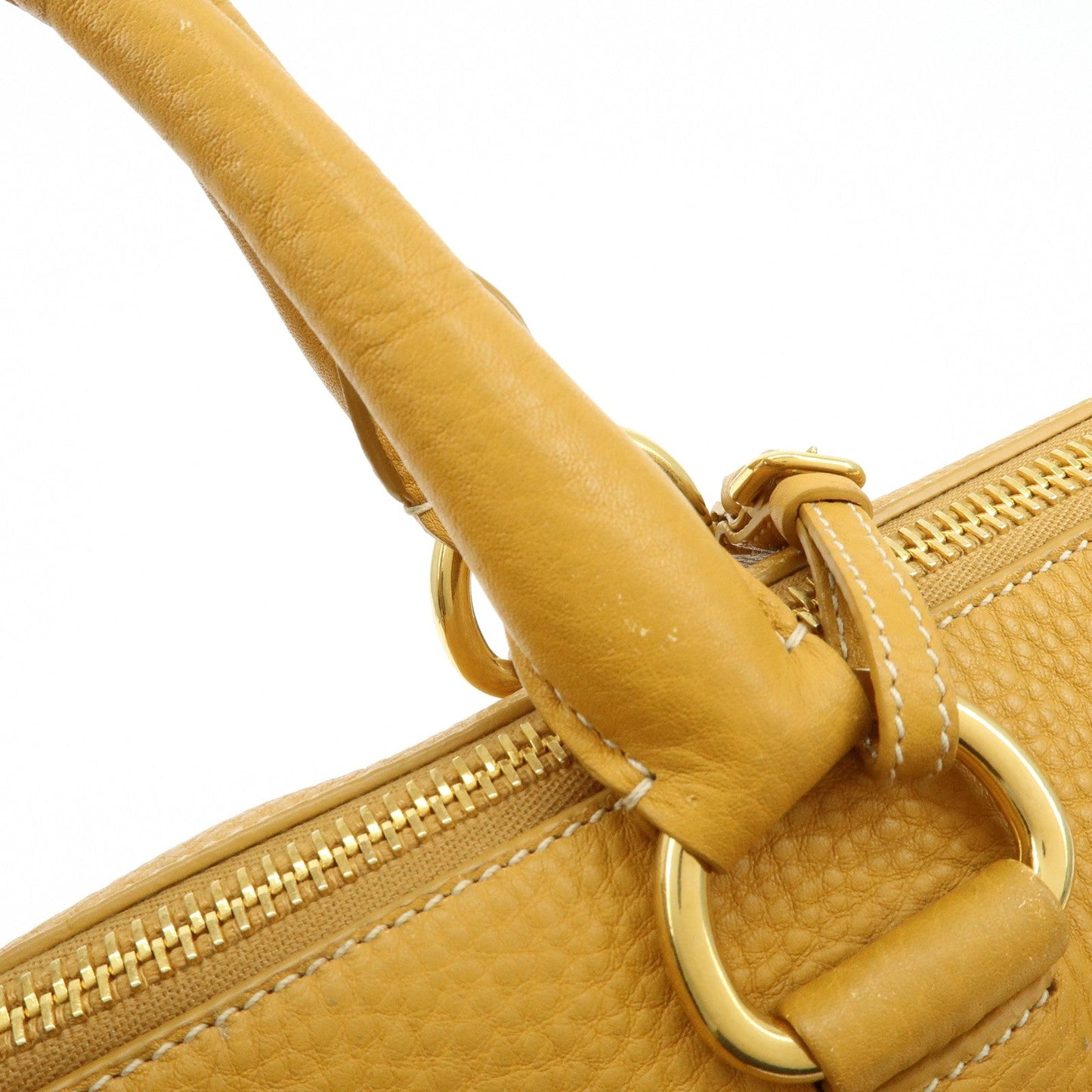 Prada Triangle Logo Leather 2Way Bag Hand Bag Shoulder Bag BL0778【Pre-order】