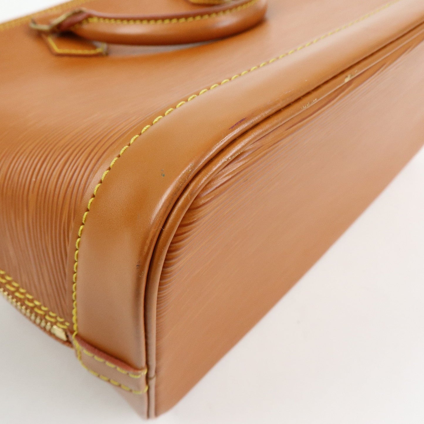 Louis Vuitton Epi Alma PM Lether Hand Bag Zipang Gold M52148【Pre-order】