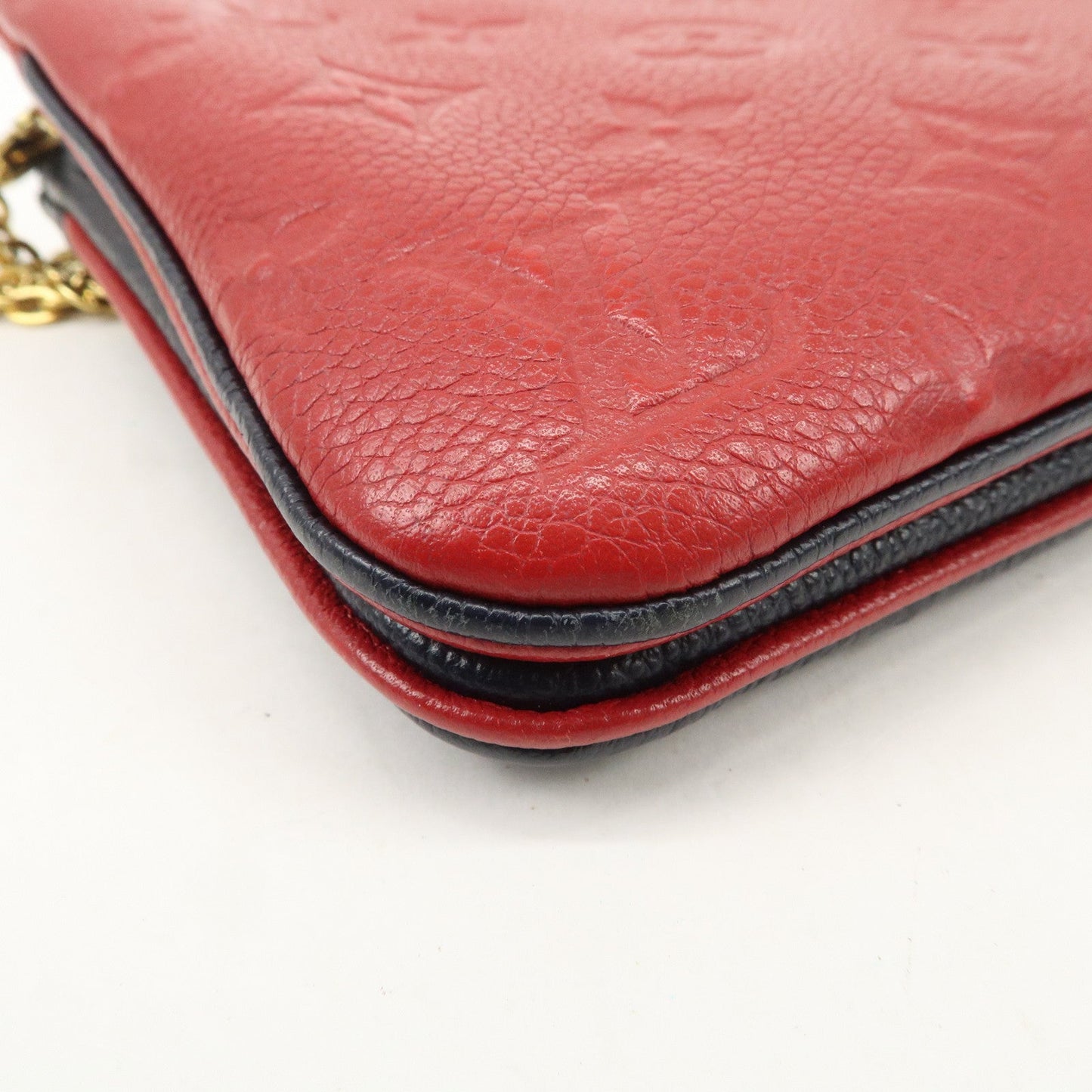 Louis Vuitton Monogram Empreinte Pochette Double Zip M63916 Used【Pre-order】