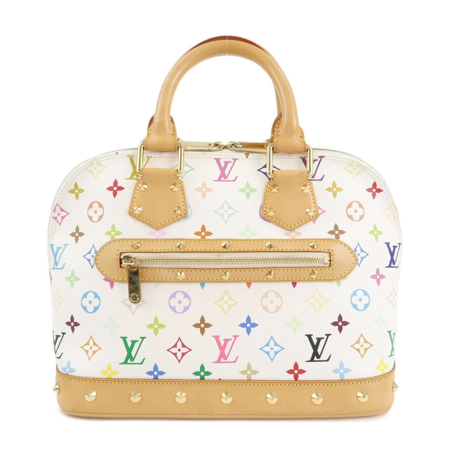 Louis Vuitton Monogram Multicolor Alma Hand Bag Blanc M92647【Pre-order】