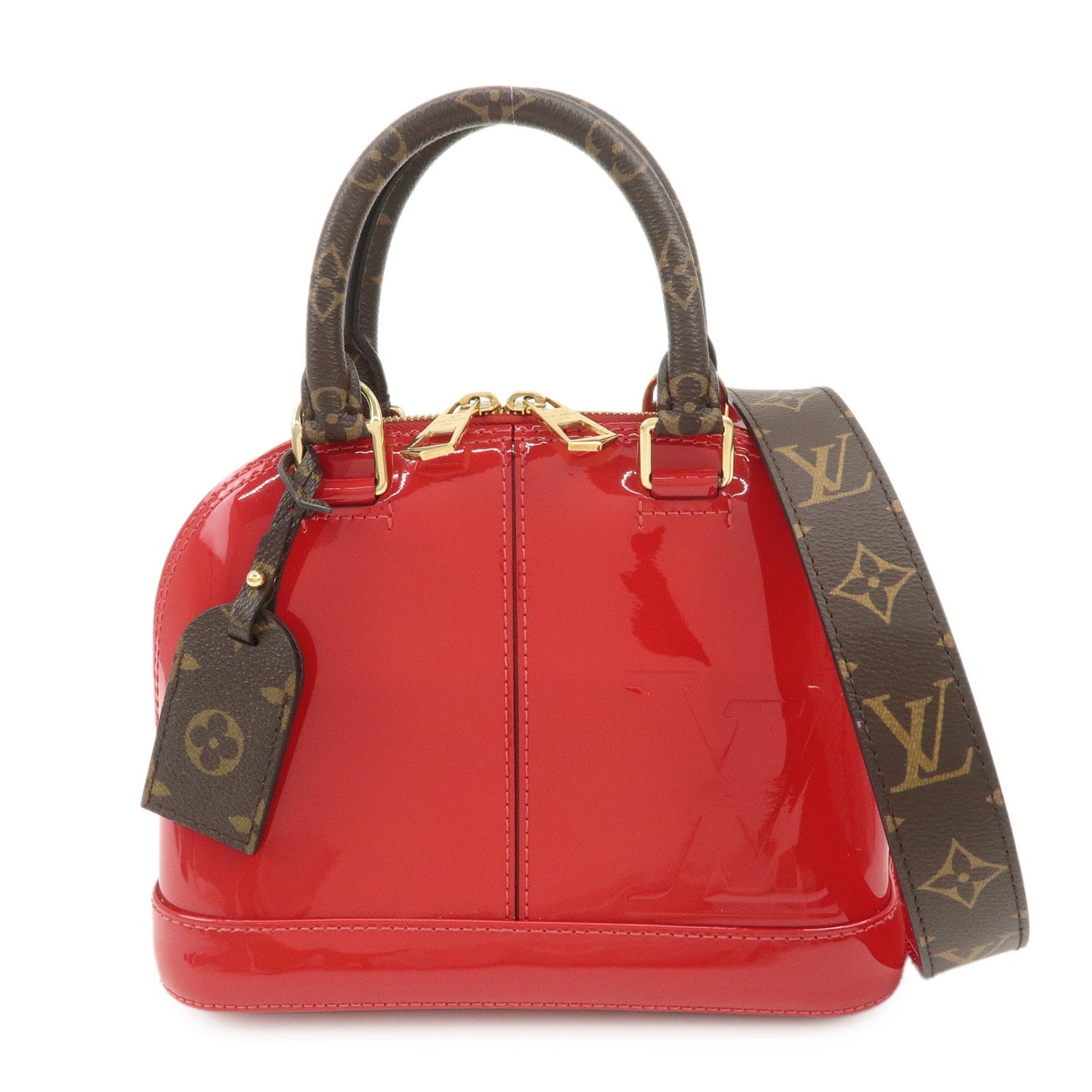 Louis Vuitton Vernis Alma BB Miroir 2Way Bag Hand Bag M52498【Pre-order】