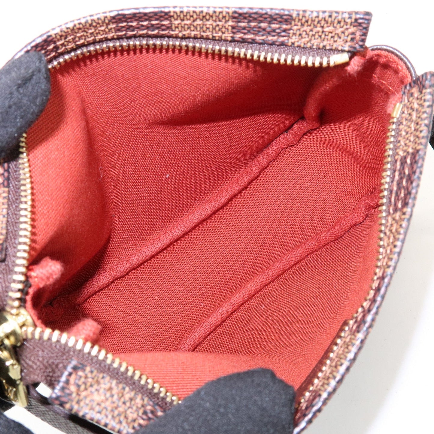 Louis Vuitton Damier Trousse Makeup Accessory Pouch Brown N51982【Pre-order】