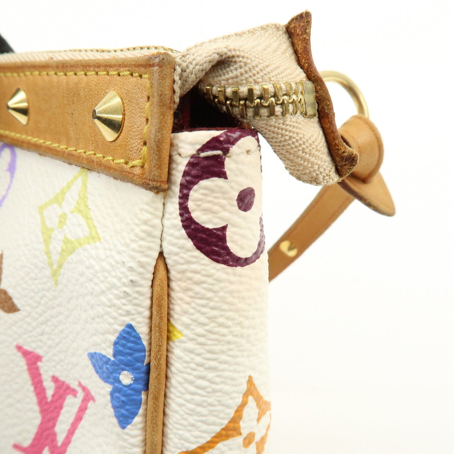 Louis Vuitton Monogram Multicolor Pochette Accessoires Blanc M92649【Pre-order】