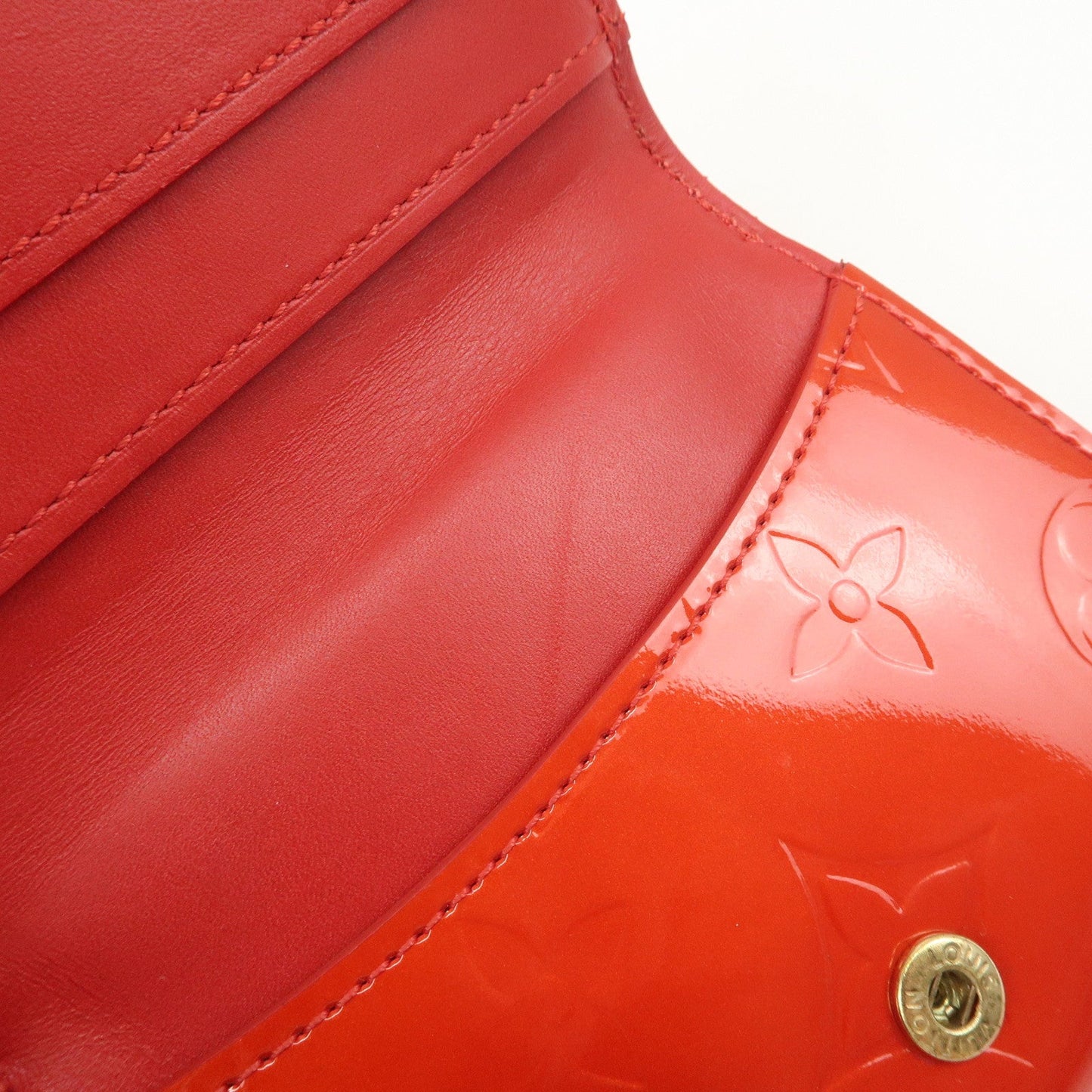 Louis Vuitton Monogram Vernis Ludlow Bi-fold Wallet Rouge M91090【Pre-order】