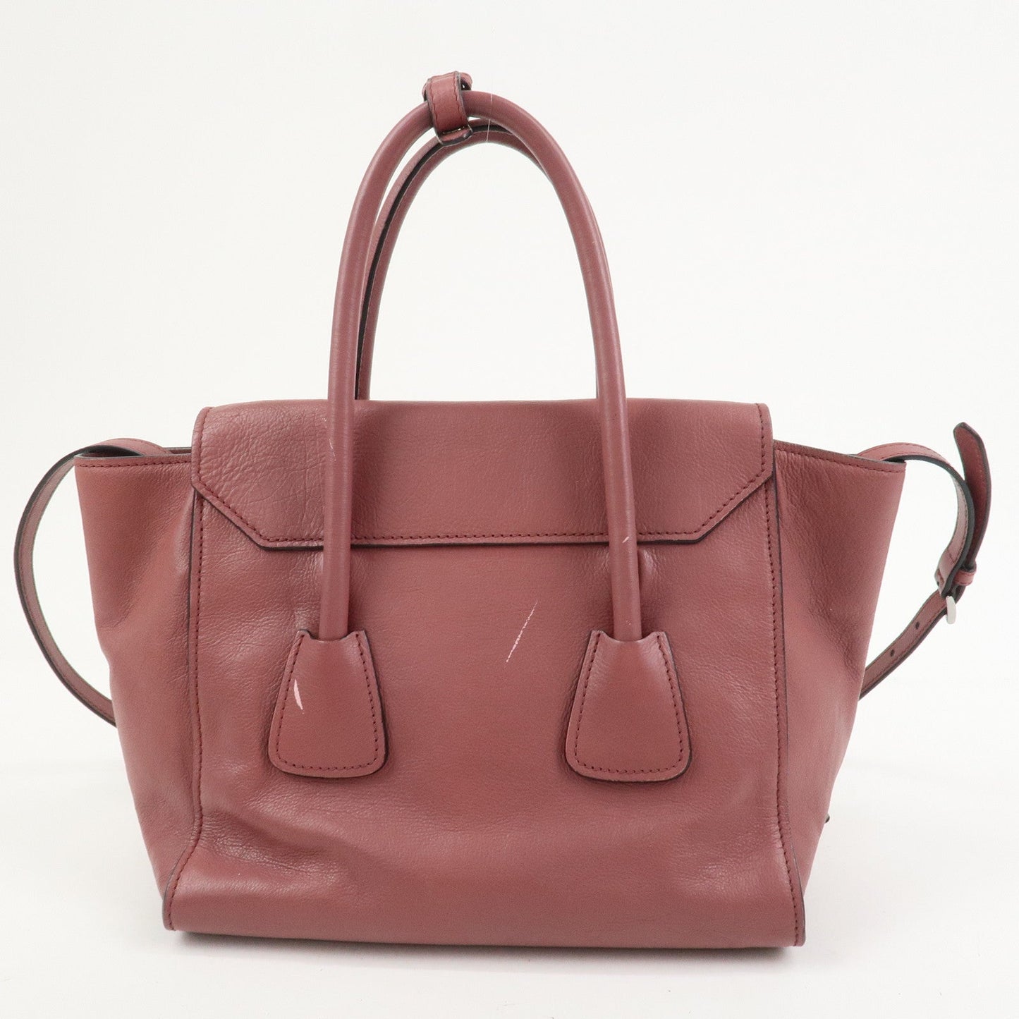 Prada Logo Leather 2Way Bag Hand Bag Shoulder Bag Pink BN2665【Pre-order】