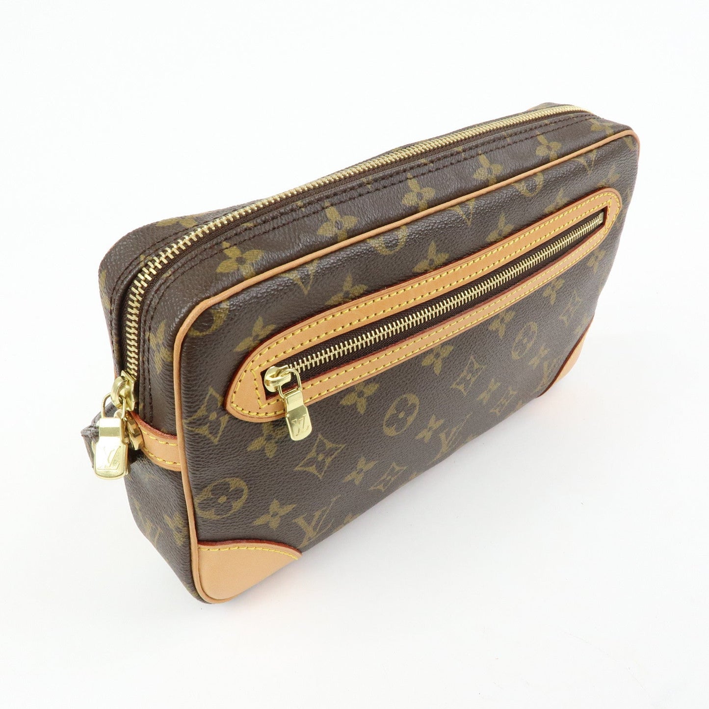 Louis Vuitton Monogram Marly Dragonne GM Clutch Bag Brown M51825【Pre-order】
