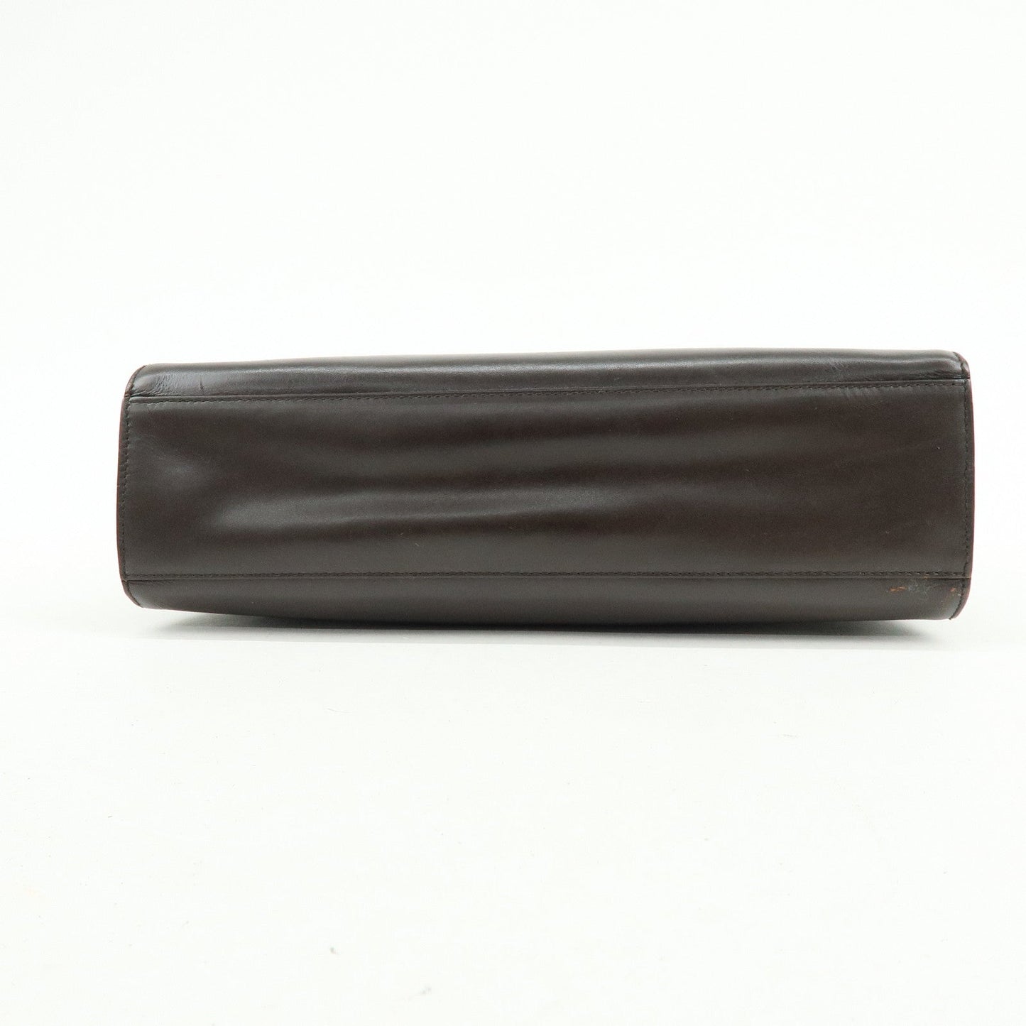 Prada Logo Leather Tote Bag Shoulder Bag Dark Brown【Pre-order】