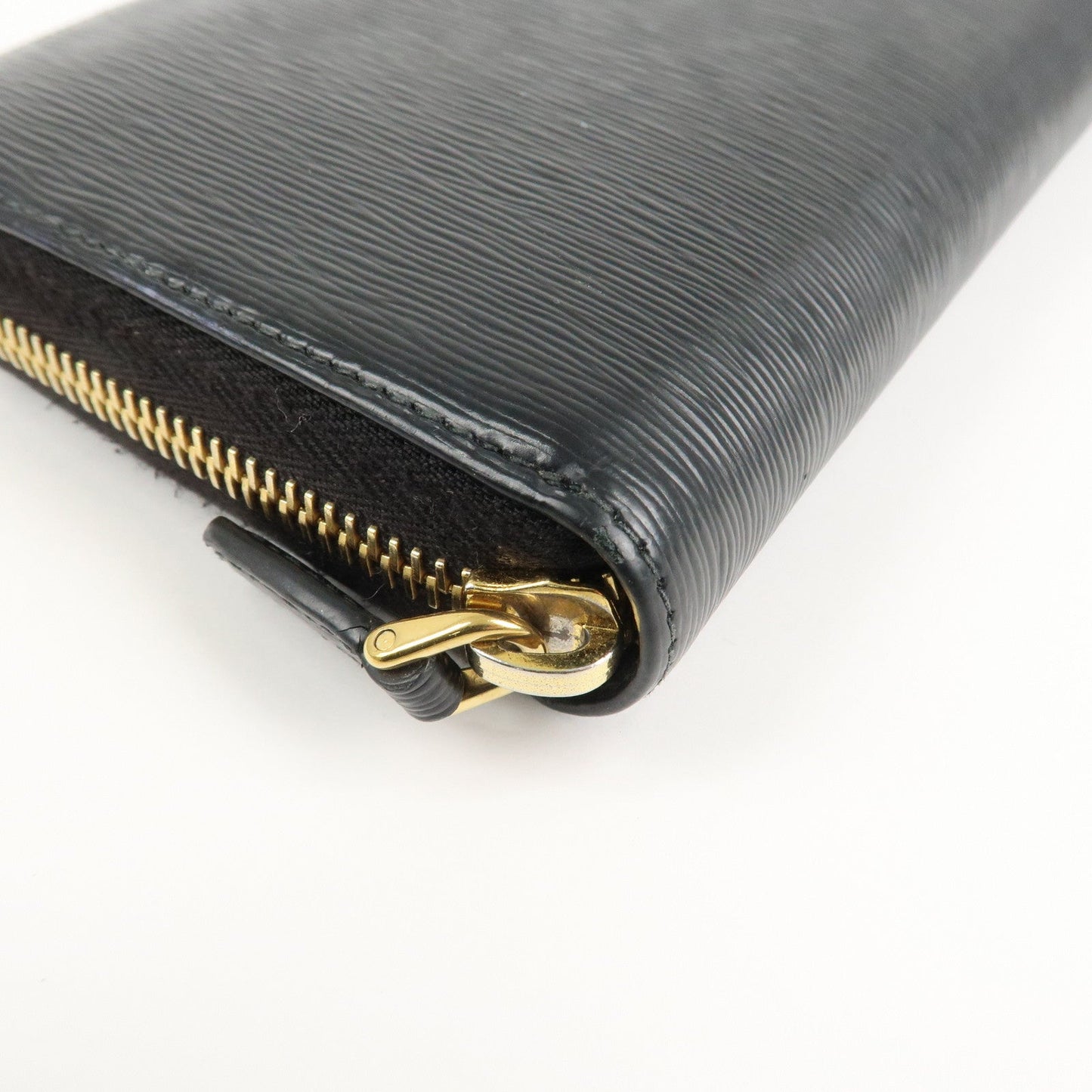 Prada Vitello Move Leather Round Zippy Wallet Black 1ML506 Used【Pre-order】