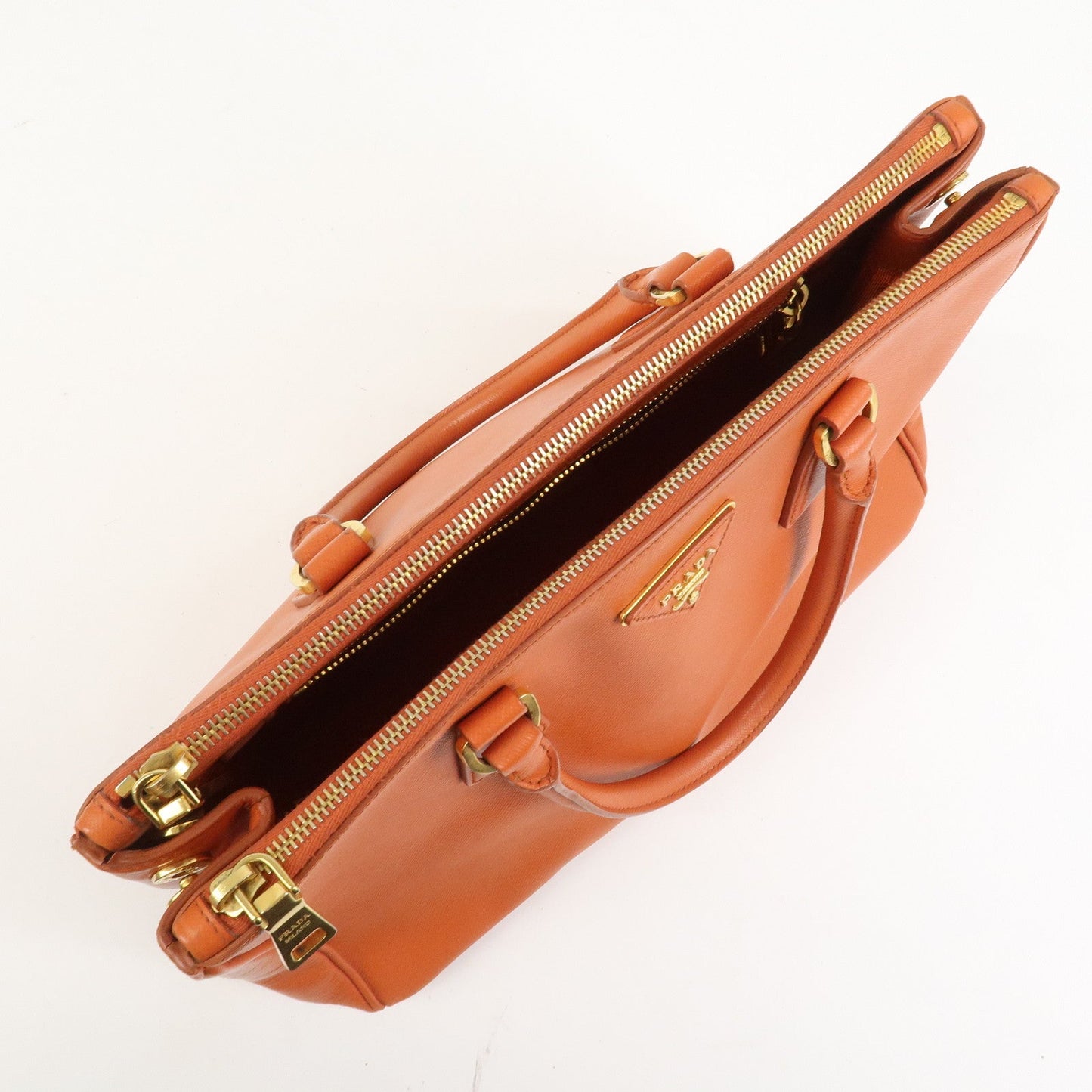 Prada Galleria Saffiano Leather 2Way Bag Orange 1BA274【Pre-order】