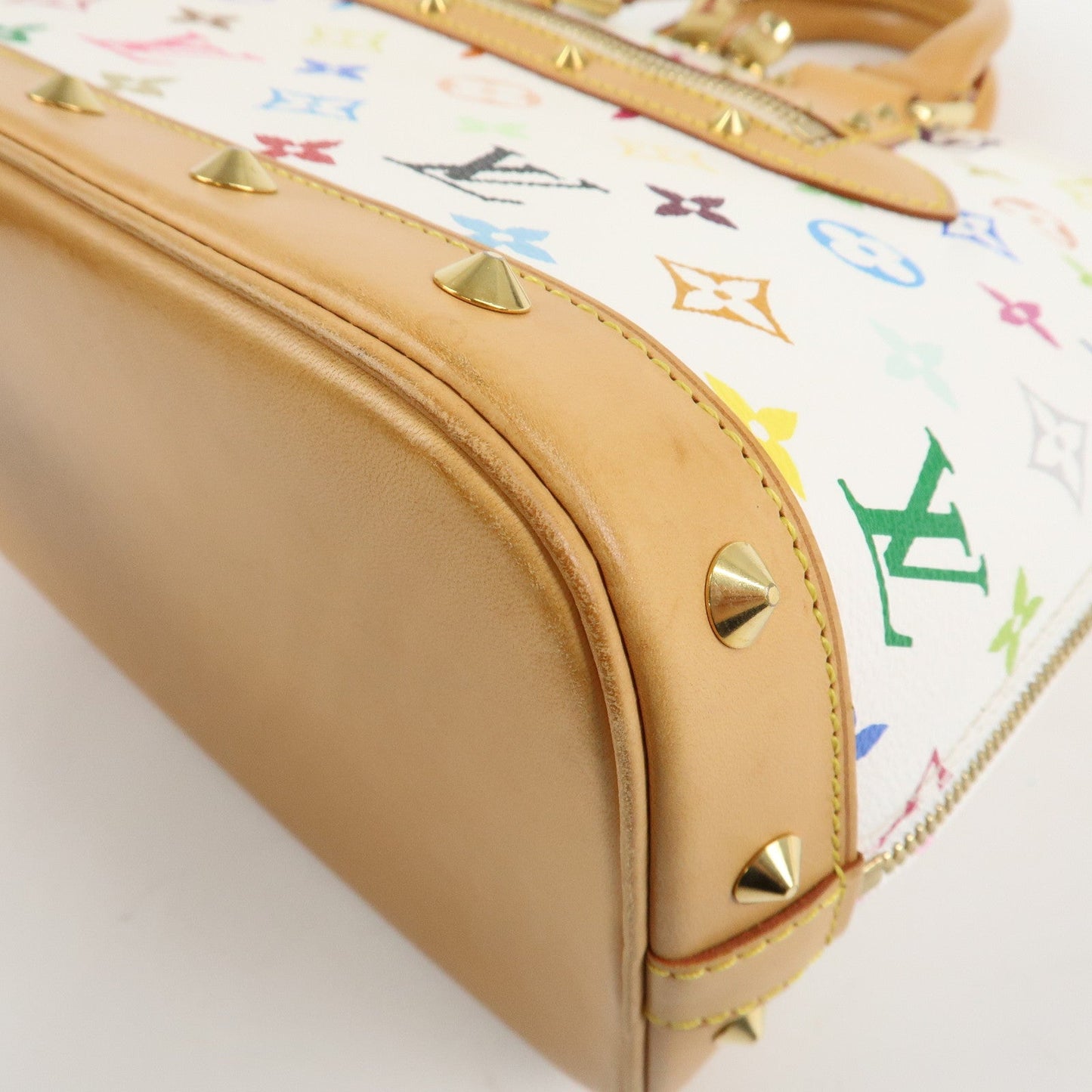 Louis Vuitton Monogram Multicolor Alma Hand Bag Blanc M92647【Pre-order】