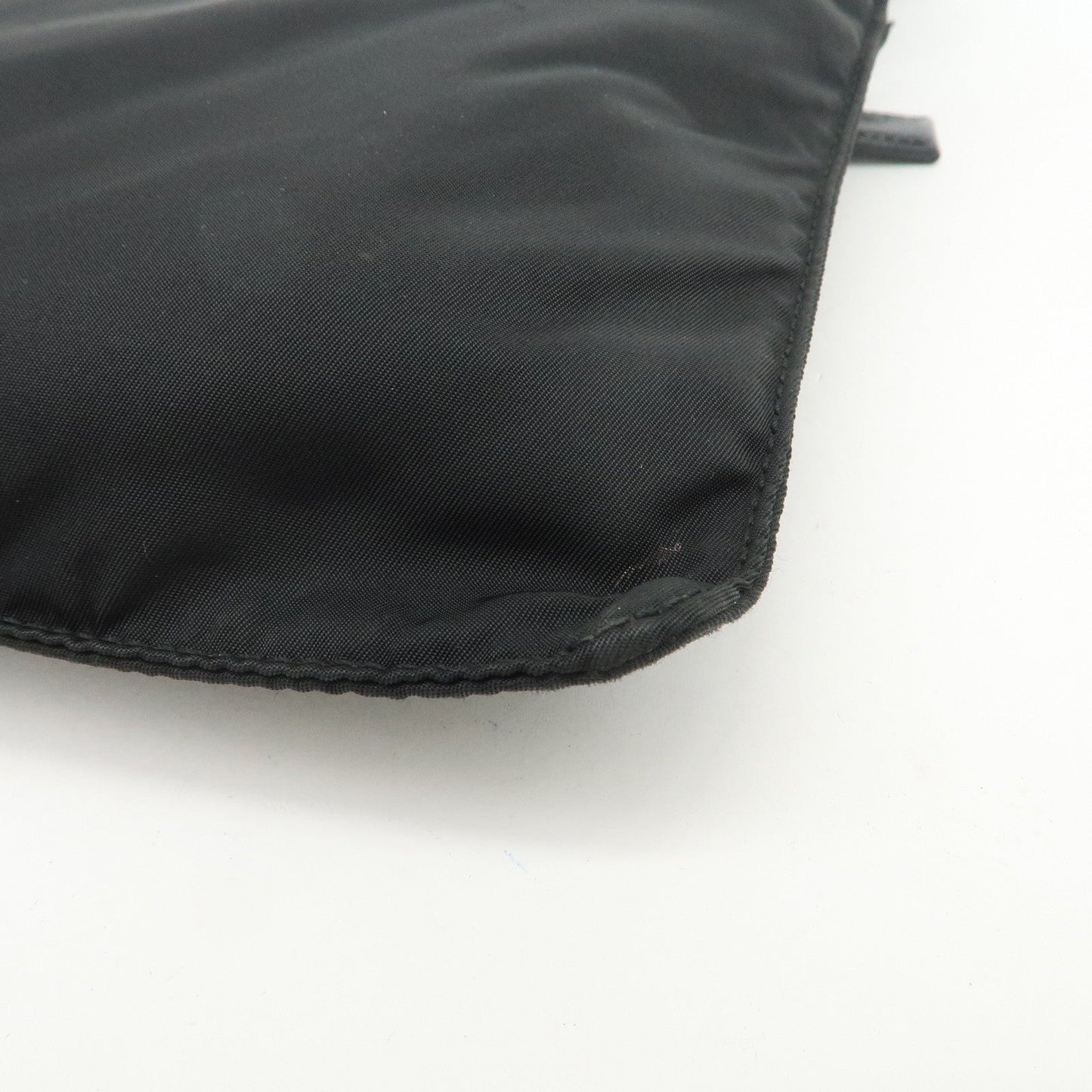 Prada Triangle Logo Nylon Leather Shoulder Bag Crossbody Bag Black【Pre-order】