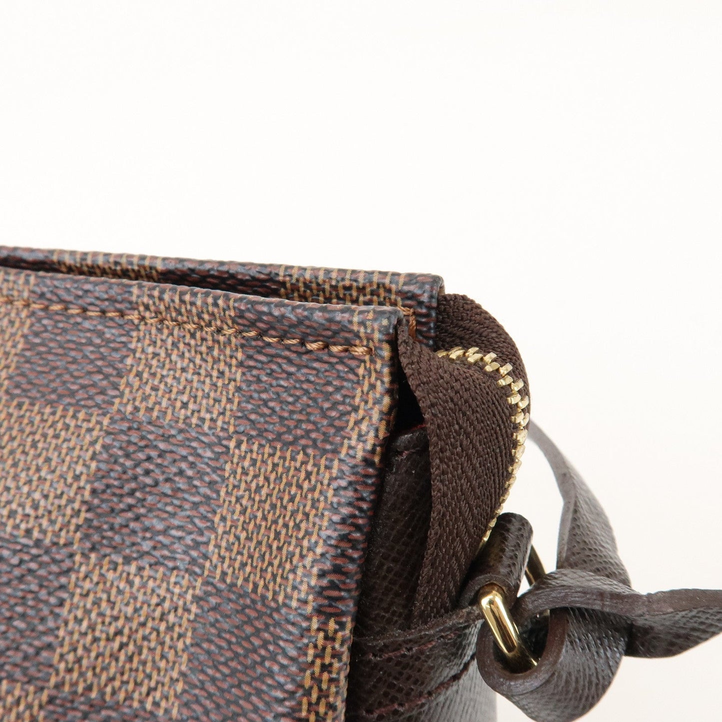 Louis Vuitton Damier Trousse Makeup Accessory Pouch Brown N51982【Pre-order】