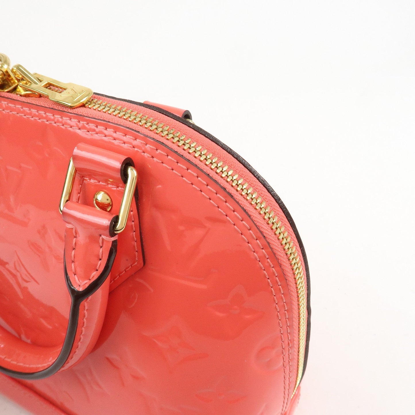 Louis Vuitton Monogram Vernis Alma BB 2Way Bag Hand Bag Rose Rich M90259【Pre-order】
