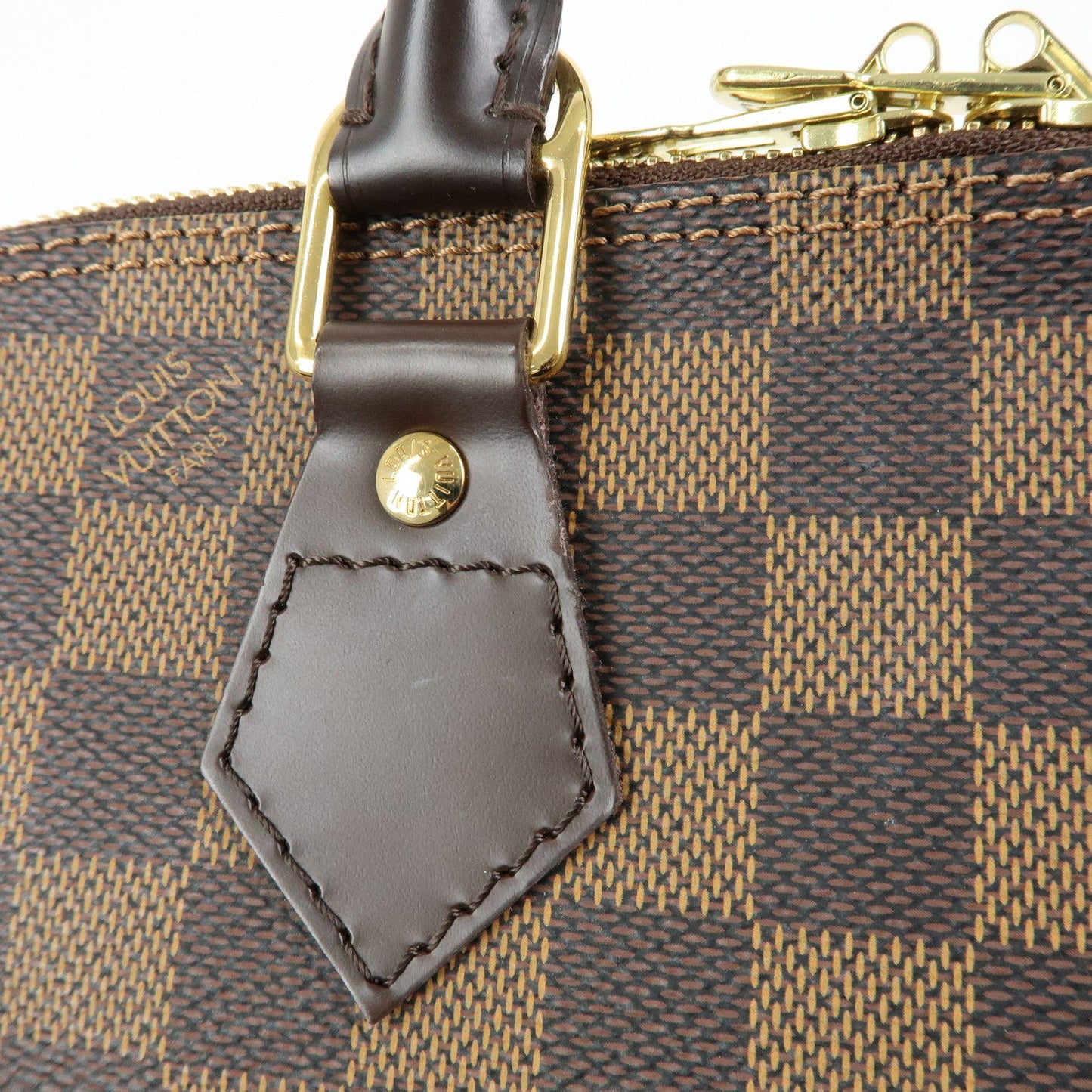 Louis Vuitton Damier Canvas Leather Alma PM Hand Bag Brown N51131【Pre-order】