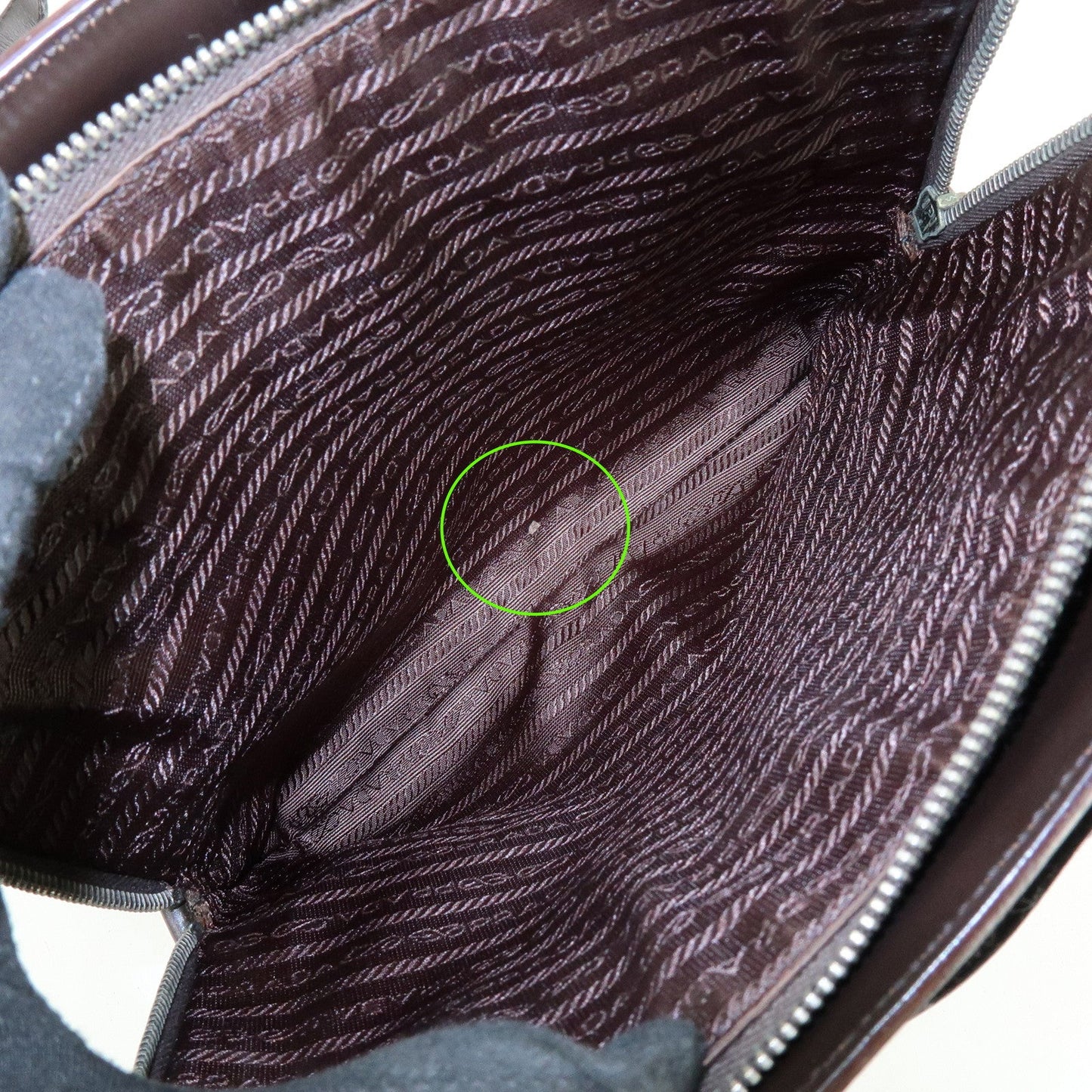 Prada Logo Leather Tote Bag Shoulder Bag Dark Brown【Pre-order】