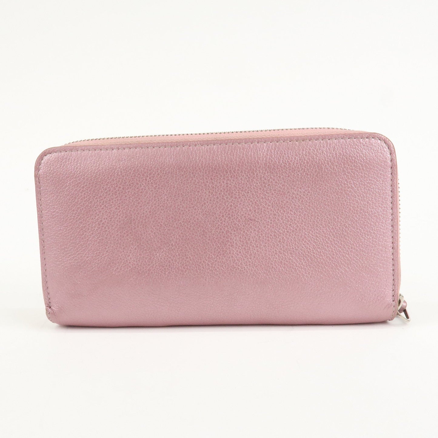 Louis Vuitton Calf Leather Zippy Lock Me Wallet Crystal Rose M69812【Pre-order】