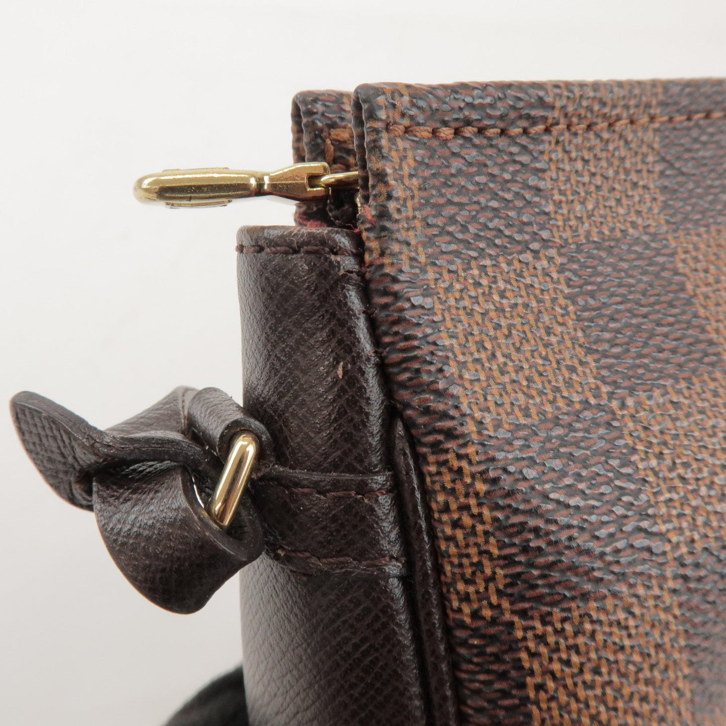 Louis Vuitton Damier Trousse Makeup Accessory Pouch Brown N51982【Pre-order】