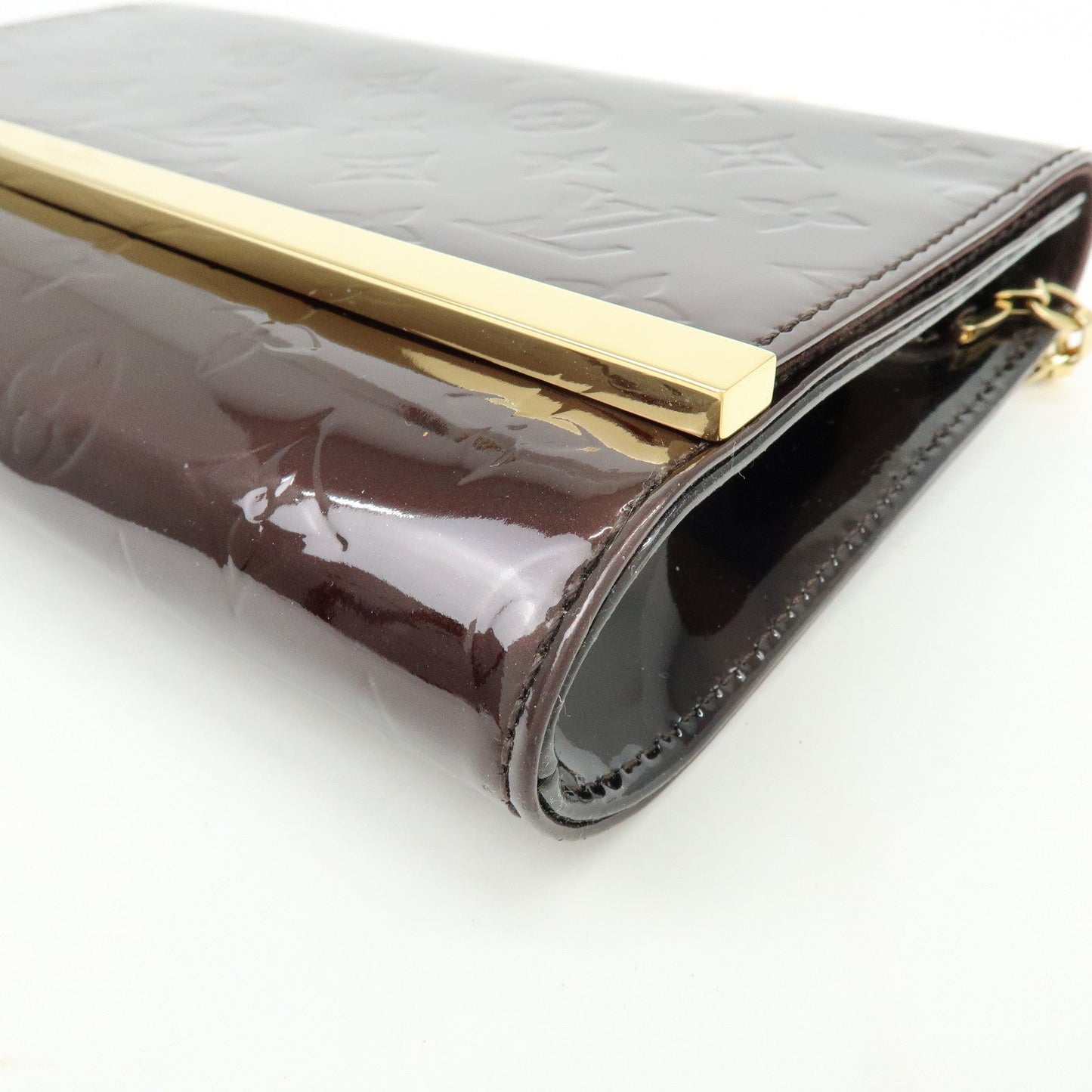 Louis Vuitton Monogram Vernis Clutch Ana Clutch Bag Amarante M90093【Pre-order】