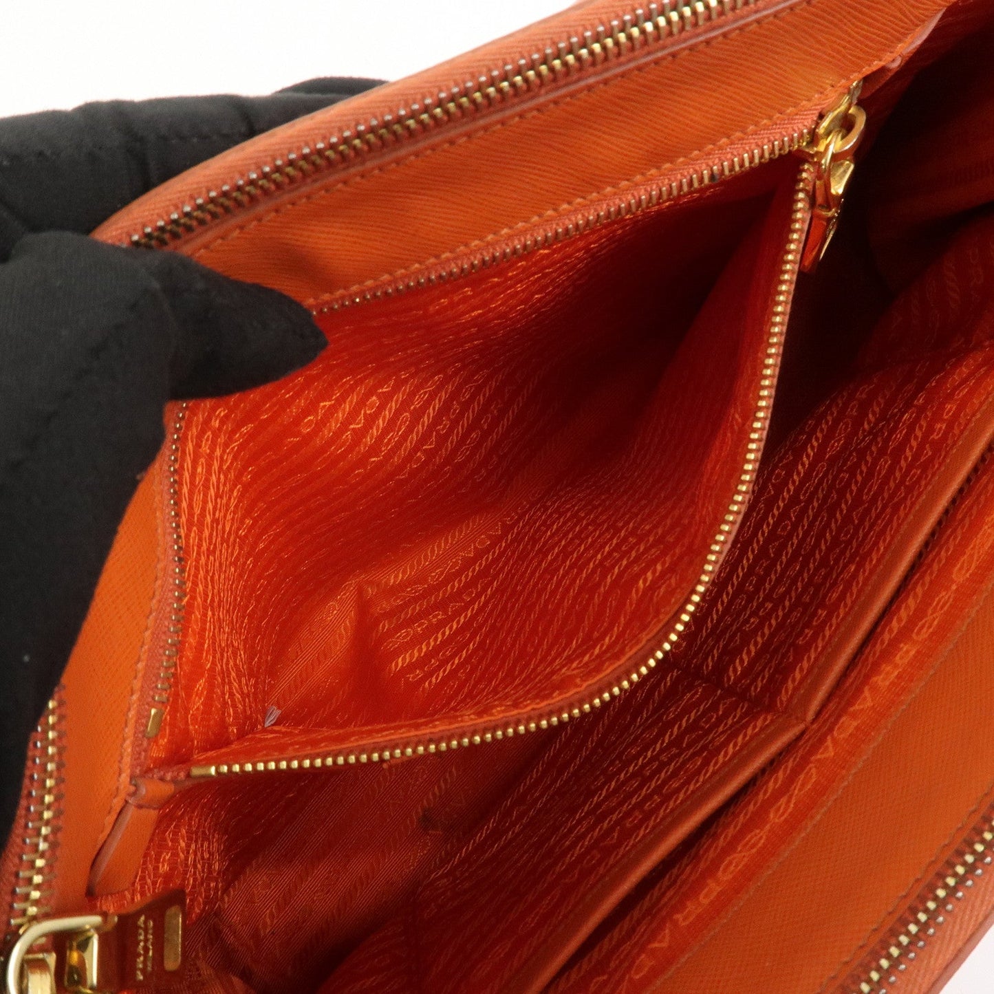 Prada Galleria Saffiano Leather 2Way Bag Orange 1BA274【Pre-order】