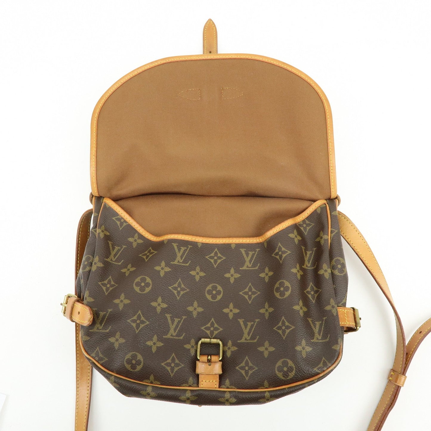 Louis Vuitton Monogram Saumur 30 Canvas Shoulder Bag Brown M42256【Pre-order】